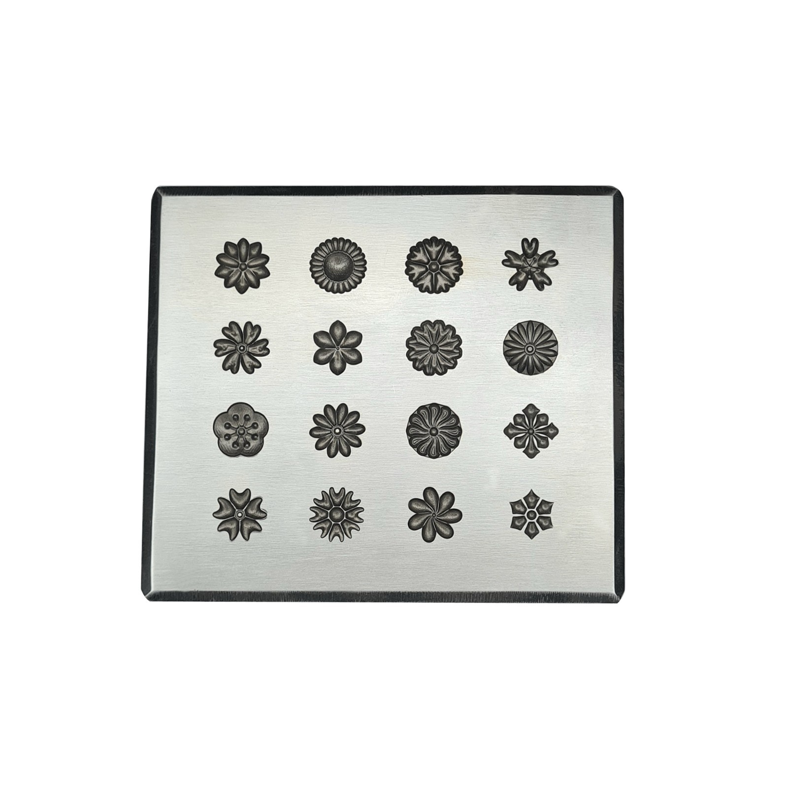 16 Impression Snowflake Shot Plate – Silversmith Tools- Jewelry Making Die