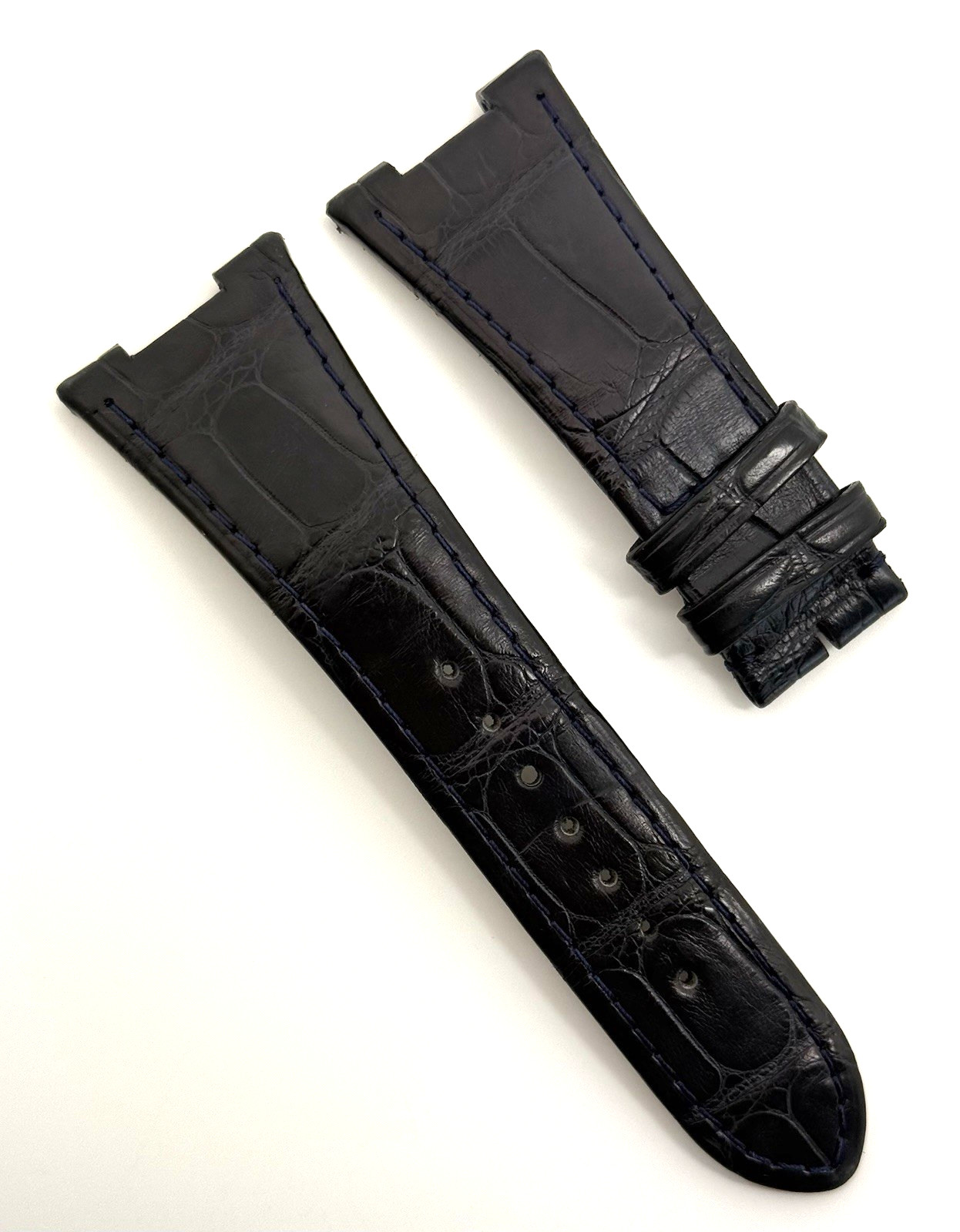 Authentic Glashutte Original 26mm x 18mm Blue Alligator Watch Strap Band OEM