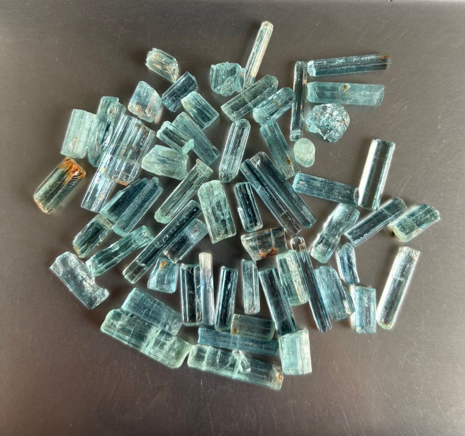 Nice Lot 149 cts Natural Aquamarine Pencil Rough From Nigeria