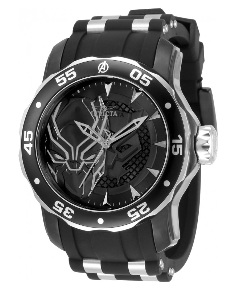 Invicta Marvel Black Panther Men’s 48mm Limited Edition Quartz Watch 34740
