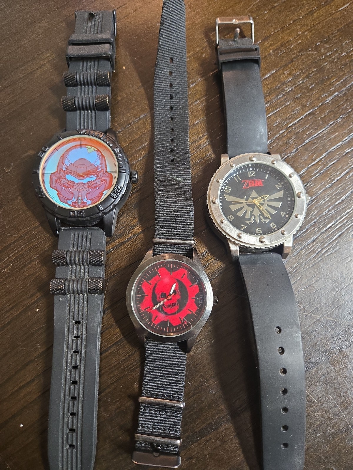 Video Game Collectible Watches Halo Zelda Gears Of War