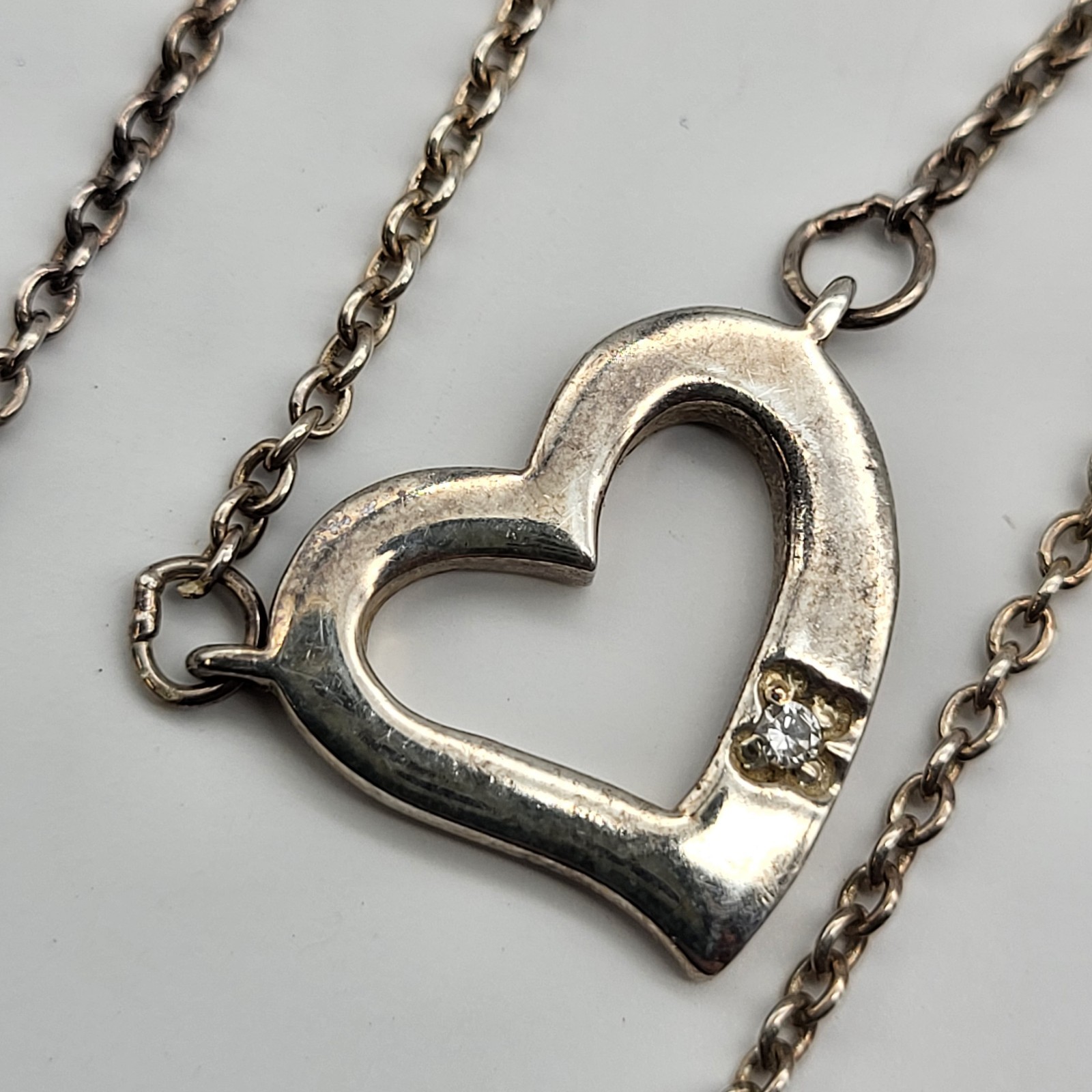 ARGENTO VIVO STERLING SILVER Double Heart Pendant Necklace
