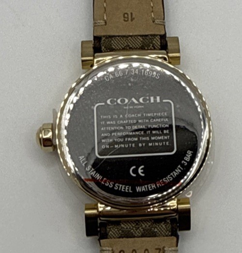 Coach Women’s Watch NEW with tags Brown & Logo Strap Ladies Gift 14503397