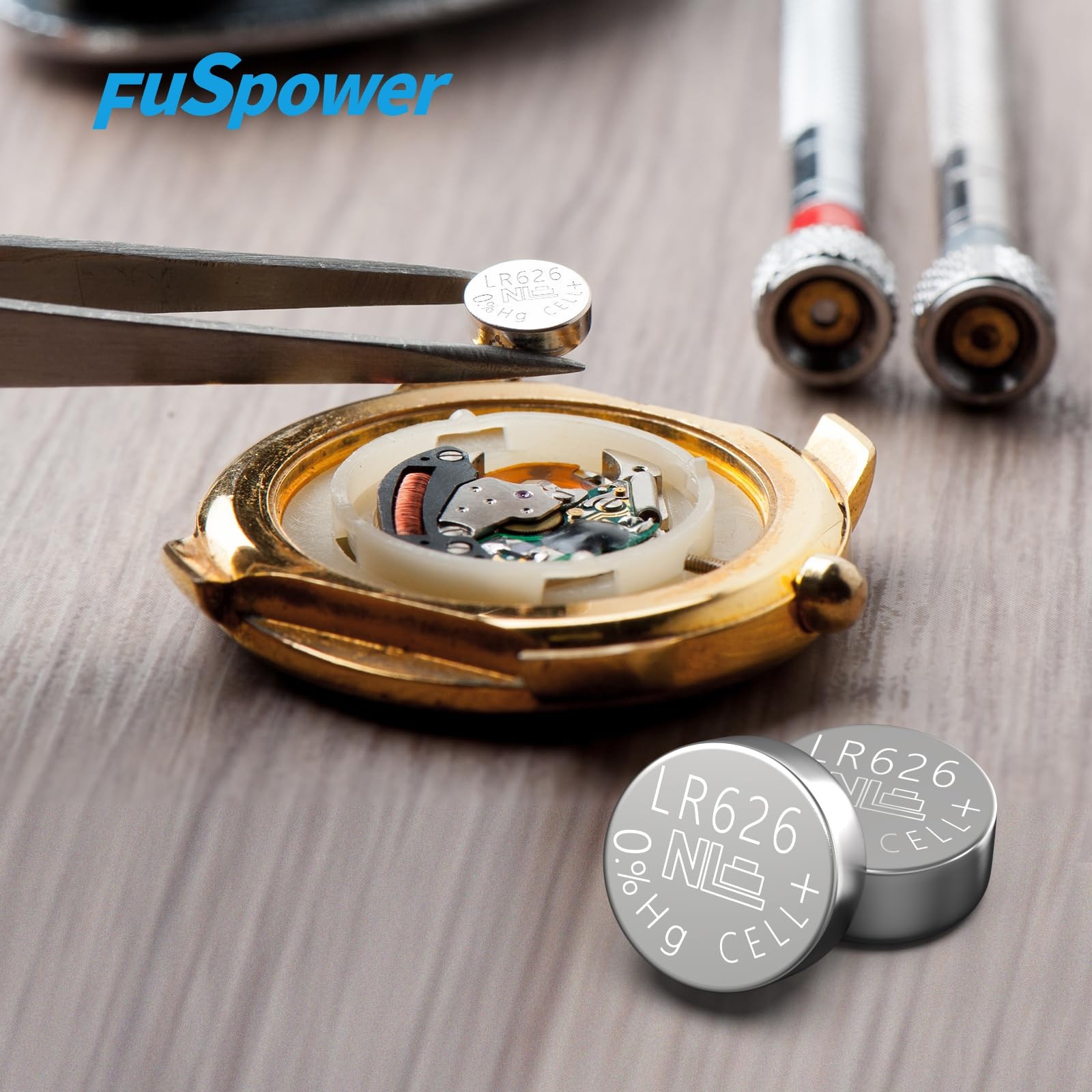 SR626SW Watch Batteries 377 376 LR626 Battery AG4 1.5v 10 Count (Pack of 1)