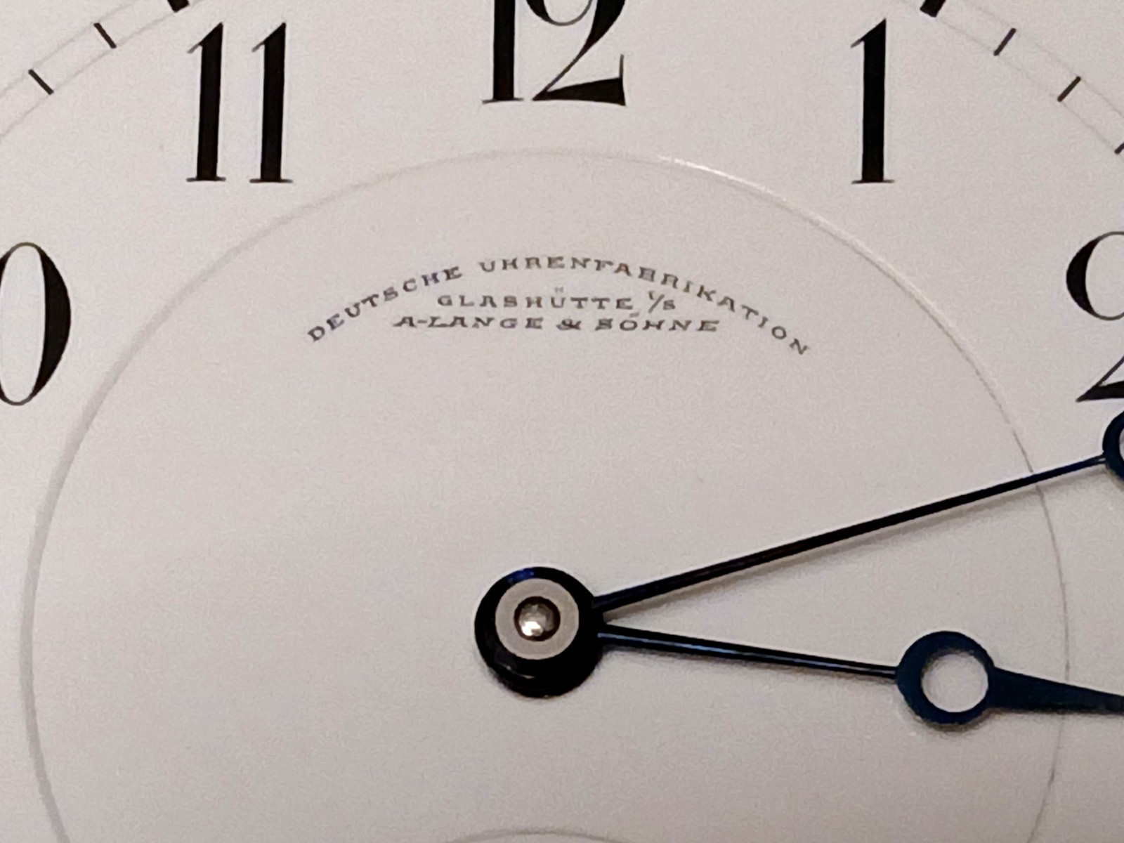 Stunning! “Rare” A Lange & Sohne 44mm DS Dial pocket watch movement. Runs!