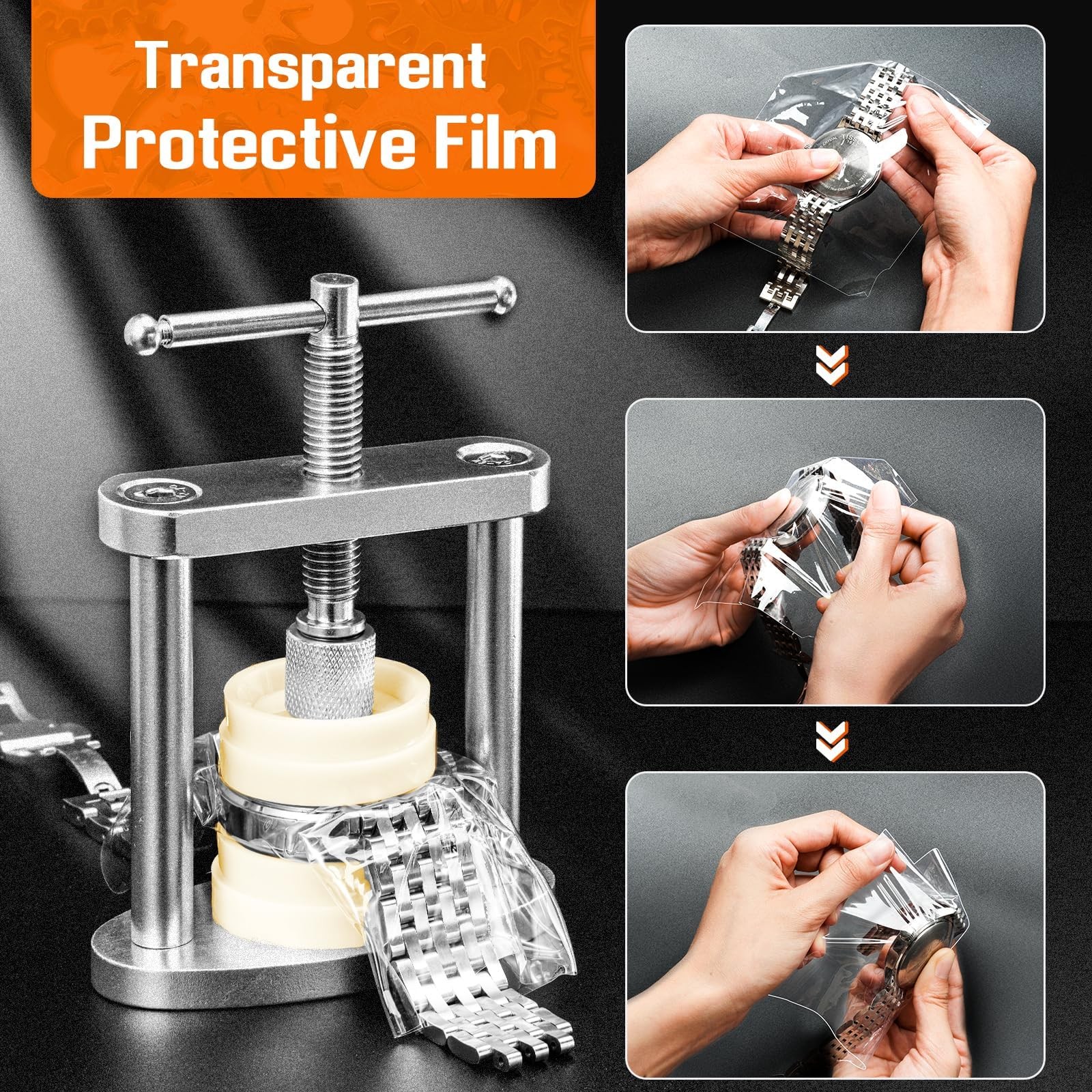 Watch Press Tool Set, Back Case Closer for Closing the Cover, Watch Battery R…