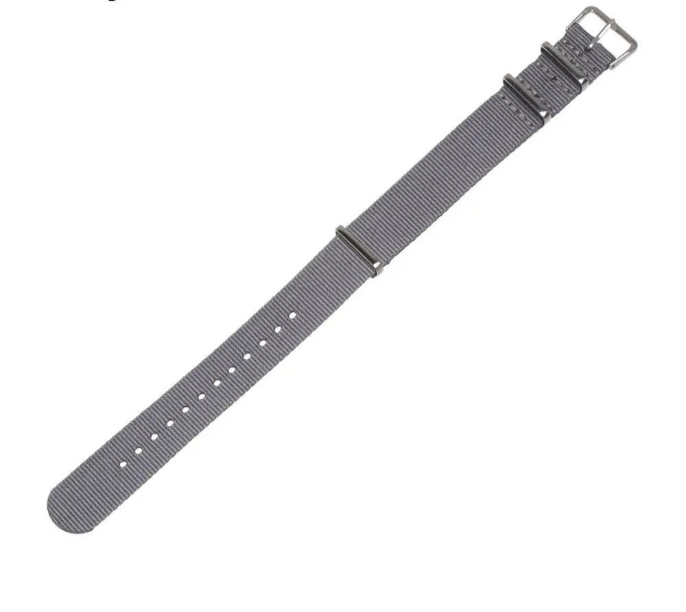 18mm 20mm 22mm 24mm Canvas Military Nylon Watch Strap Band