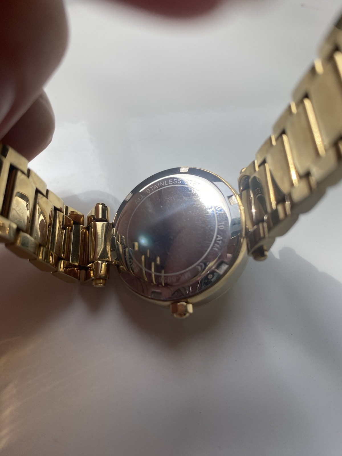 Michael Kors Gold Tone Women’s Wristwatch/ Working/ New Battery