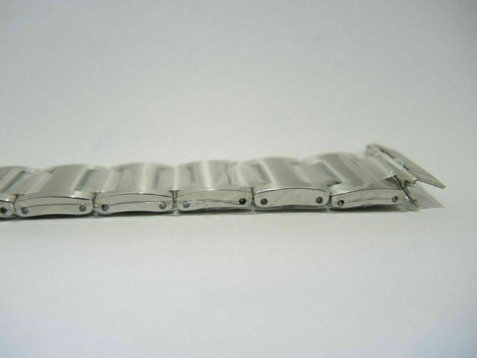NEW 19MM STAINLESS SOLID BRACELET VINTAGE POGUE 6139-6002/6005 CHRONOGRAPH WATCH