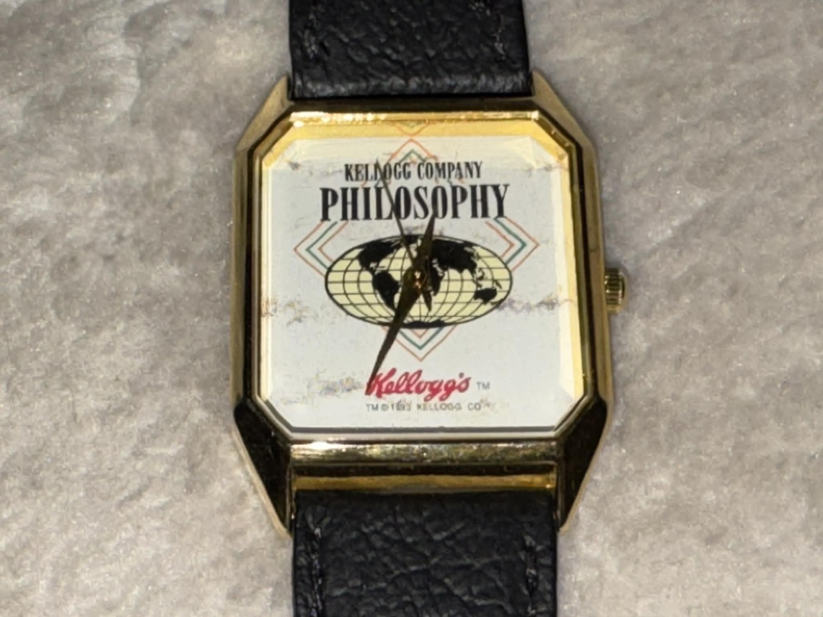 NICE Vintage 1993 Kellogg’s Company PHILOSOPHY Wristwatch RARE