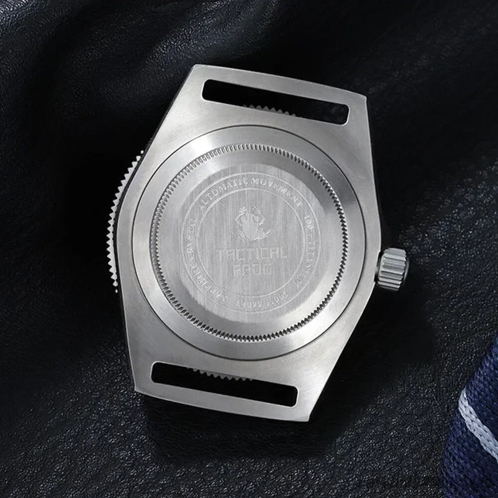 TACTICAL FROG Titanium VS75B Solar Power Quartz Chronograph Watch Newman Panda
