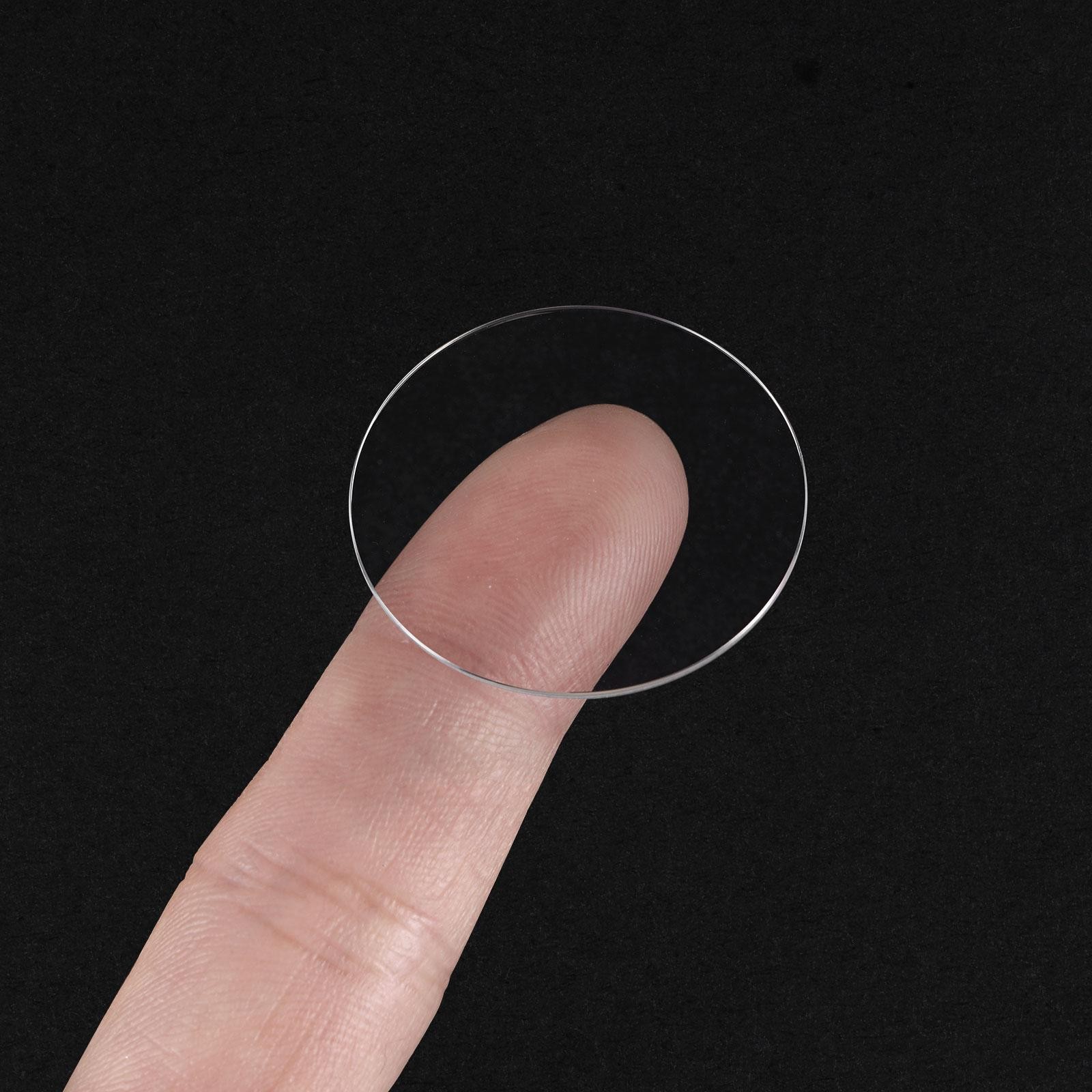 Watch Glass Sapphire Crystal Lens Single Dome 29mm Dia 1.3mm Thickness Clear,