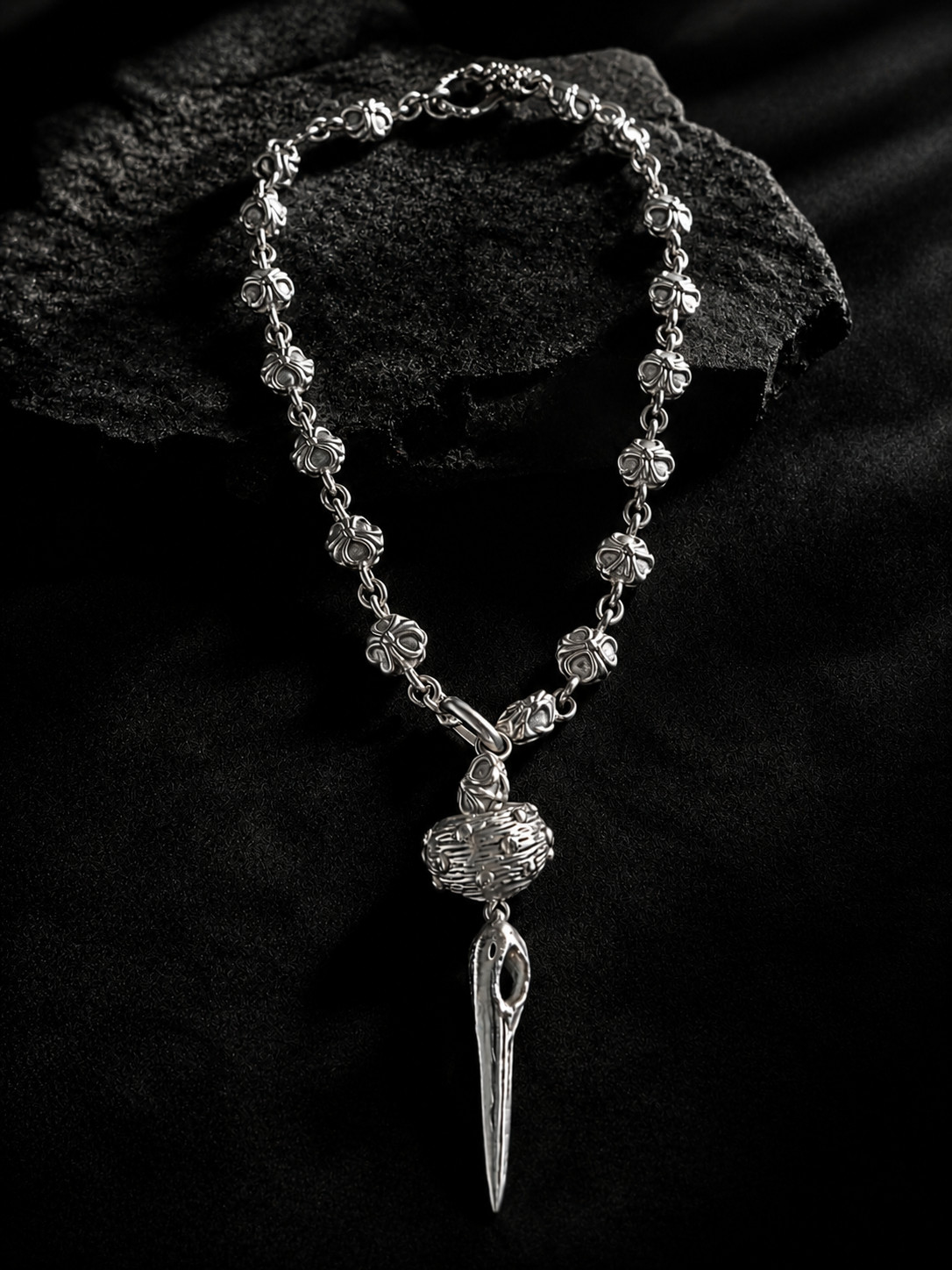 210g Heavy Sterling Silver Gothic Museum Grade Statement Investment Piece Estate