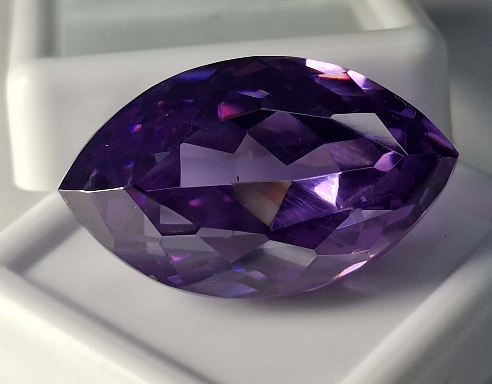 Purple Zircon Marquise Cut Natural 58-60 Ct Certified Loose Gemstone TQ2007