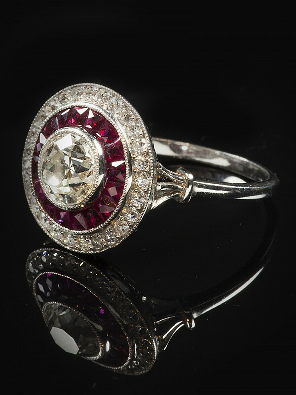 1.64Ct White Round Cut Bezel Set CZ Engagement Ring In Solid 14K White Gold
