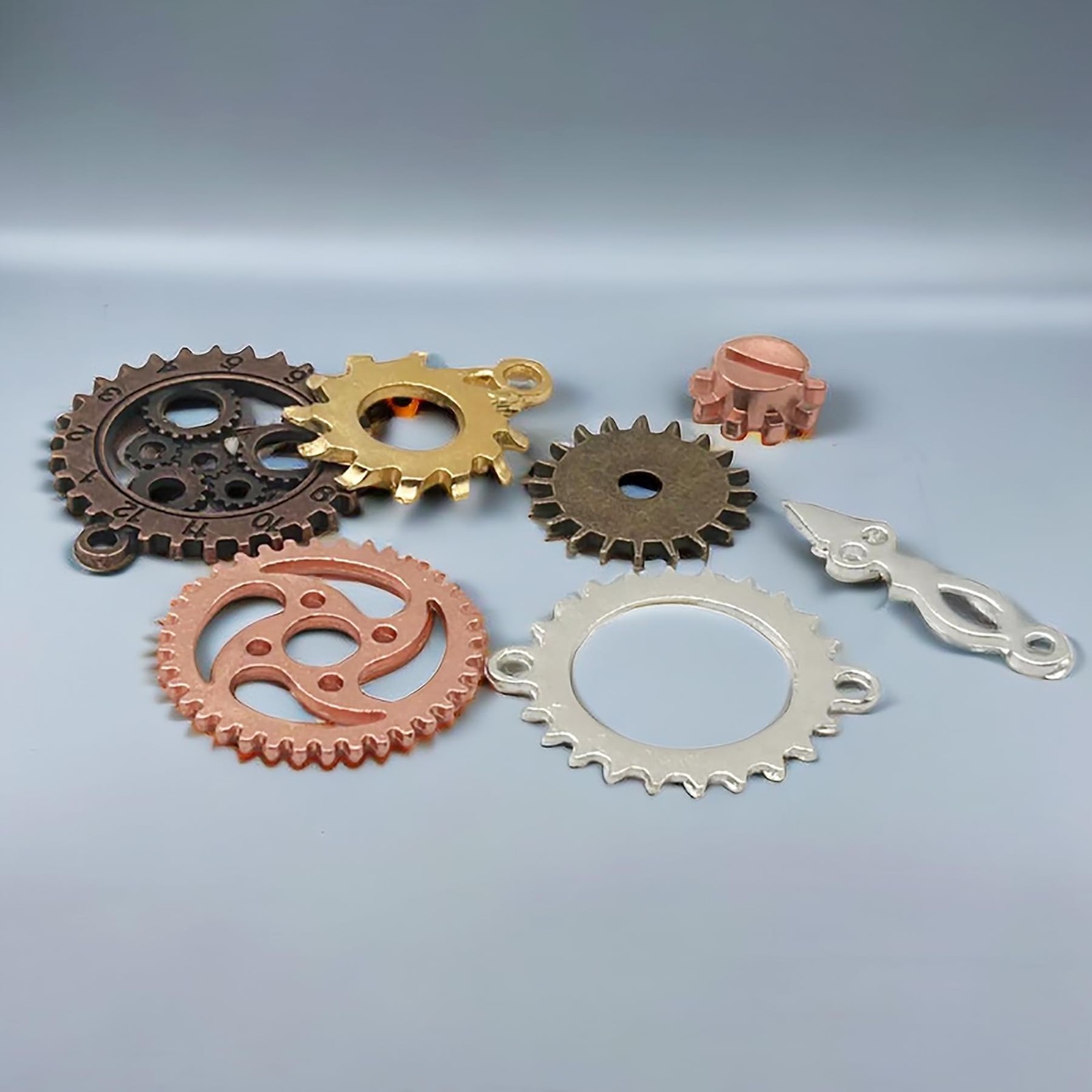 YYHDTYFY 50g Mixed Steampunk Gears Accessories Decor size, color