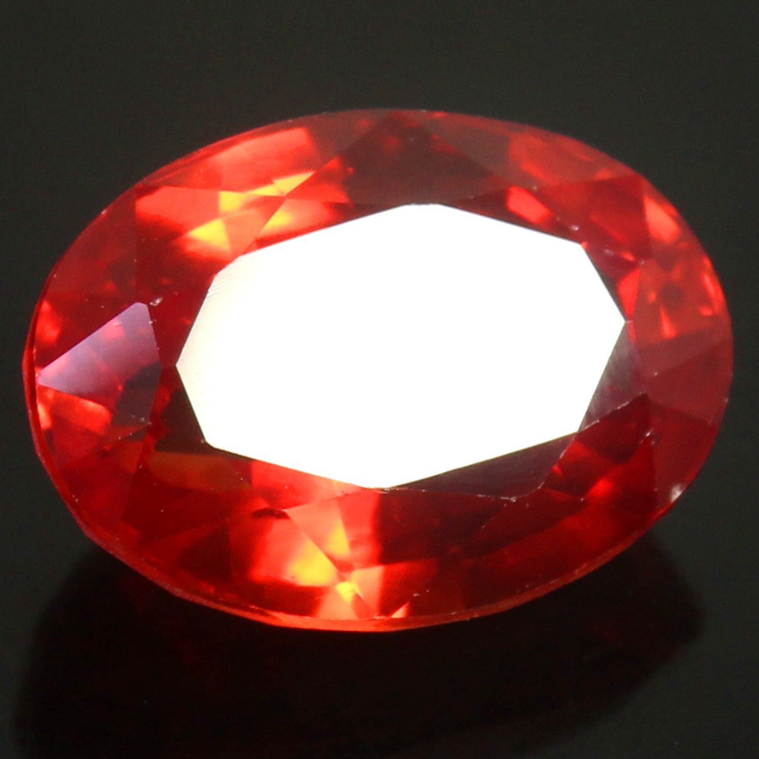Natural 13.30 Ct Certified Ceylon Padparadscha Sapphire 16×11 MM Oval Gemstone