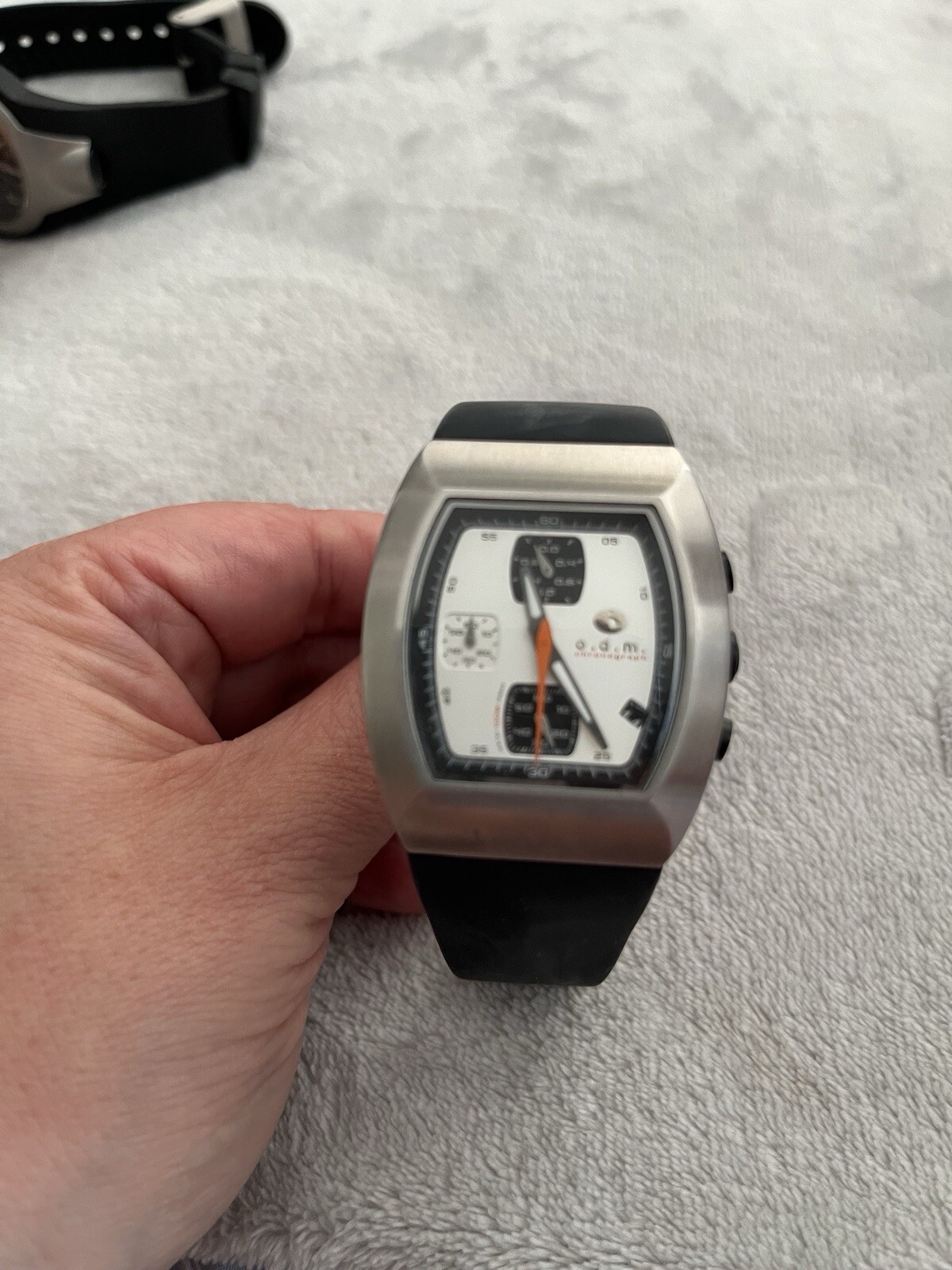o.d.m Unerring chronograph watch