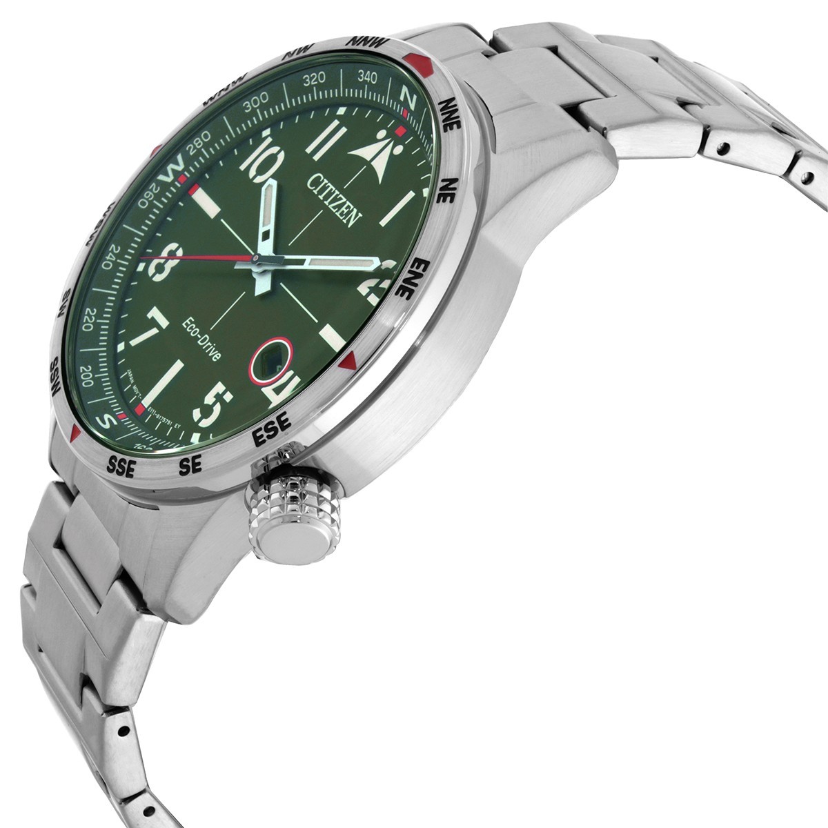Citizen Men’s Weekender Eco-Drive Green Dial Watch – BM7551-50X NEW