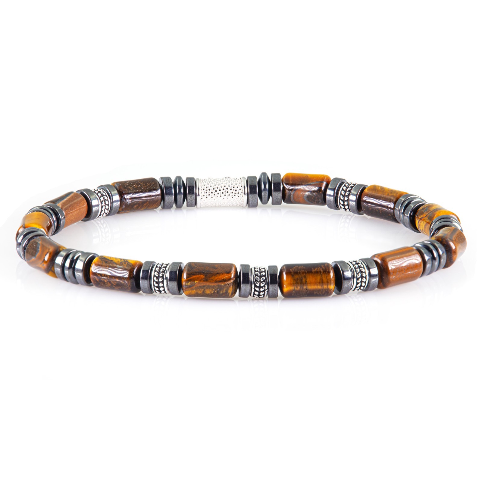 Tiger Eye 925 Sterling Silver Bracelet Bracelet Beaded Bracelet 6mm Women Men