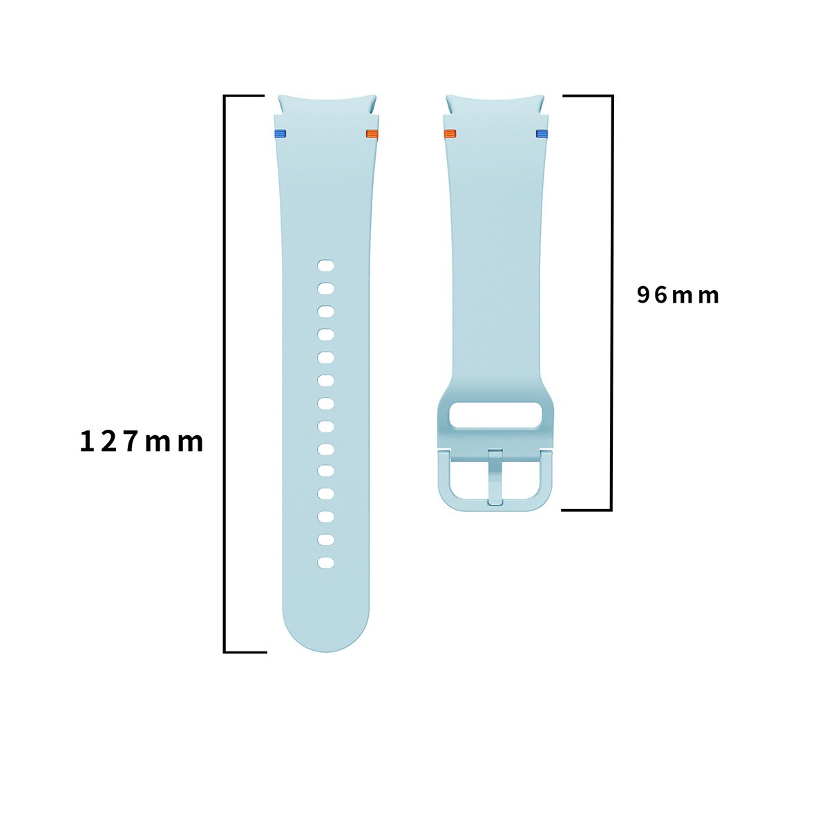 Fits Samsung Galaxy Watch7/6/5/4 Silicone Watch Strap Waterproof Durable Band