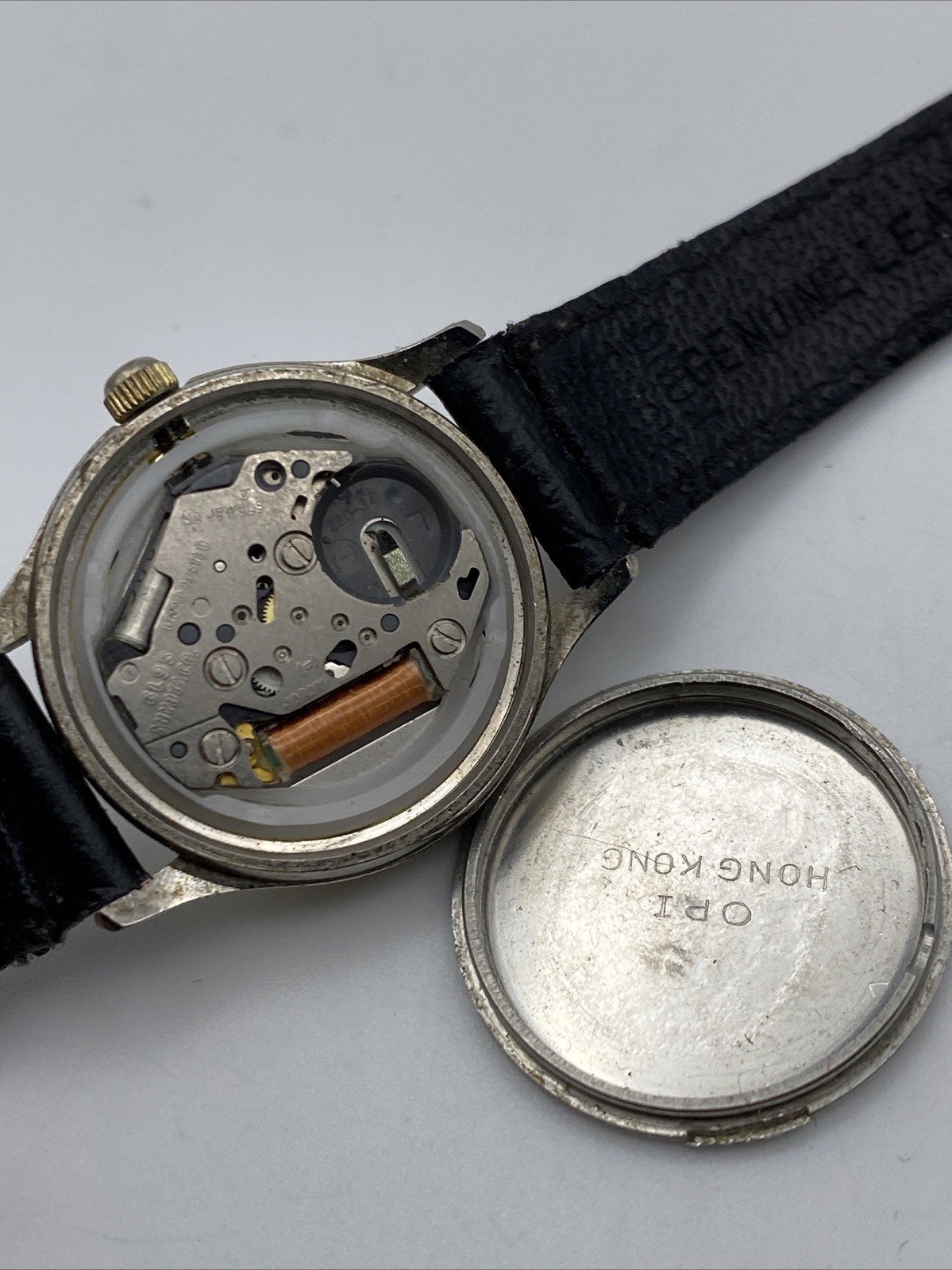 Fossil Moon Phase Women’s Watch Two Tone with Leather Band Parts/repair