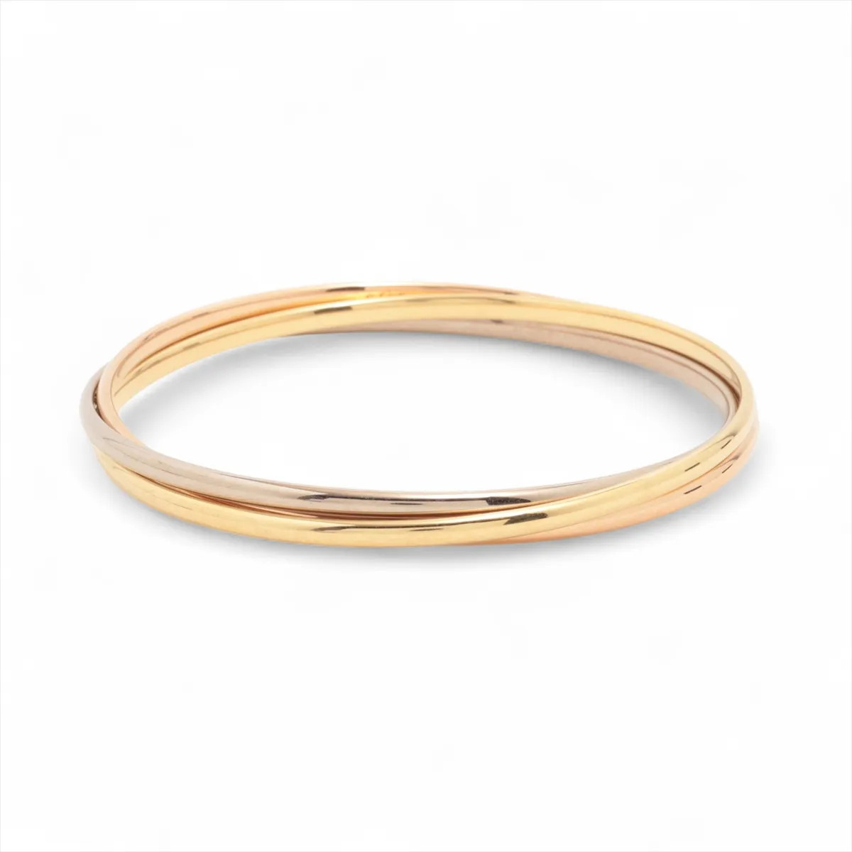 Cartier Trinity Bracelet 750(YG×PG×WG) 36.3g 17