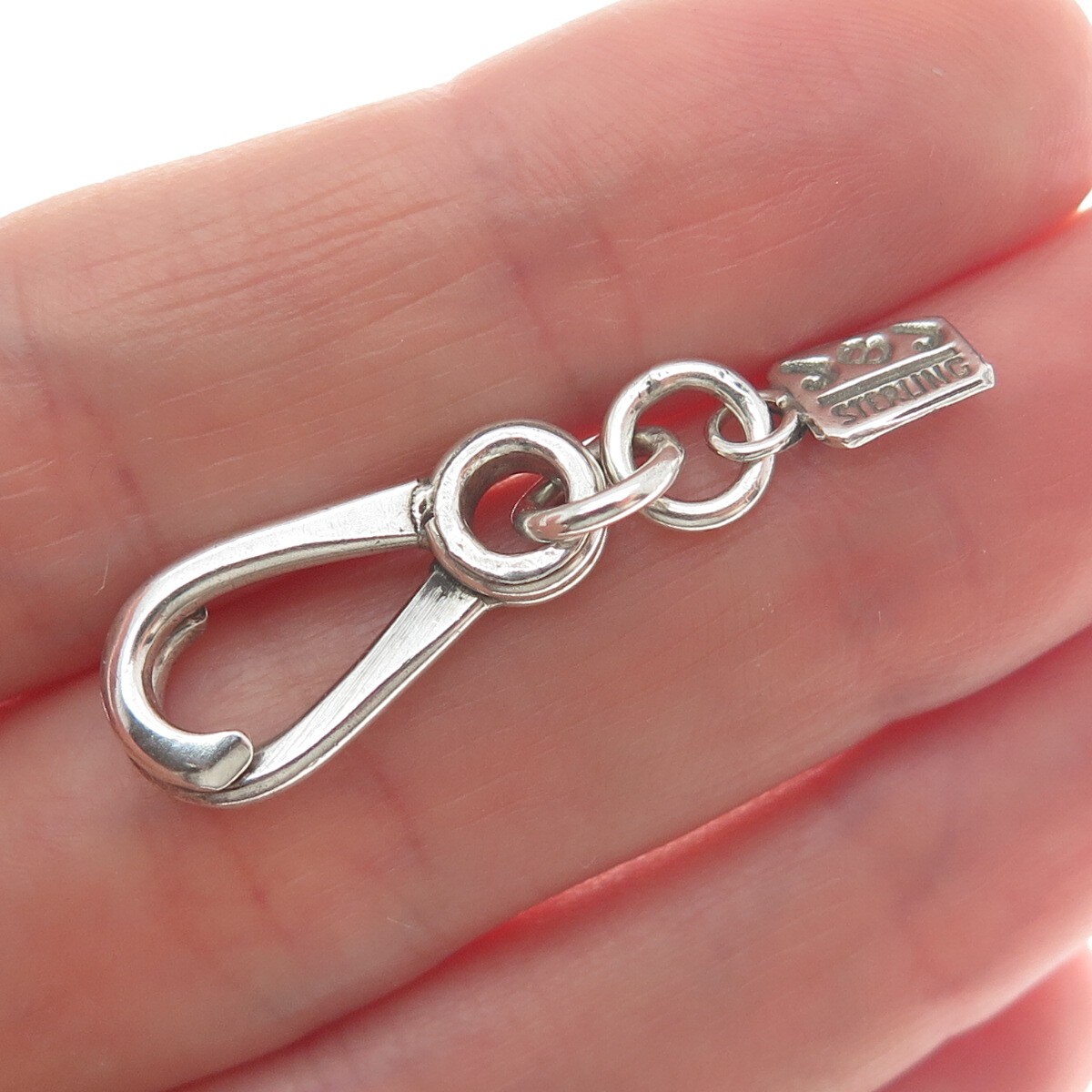 JBJ Jorie Browder Sterling Silver Vintage Bracelet / Necklace Slide Lock Clasp