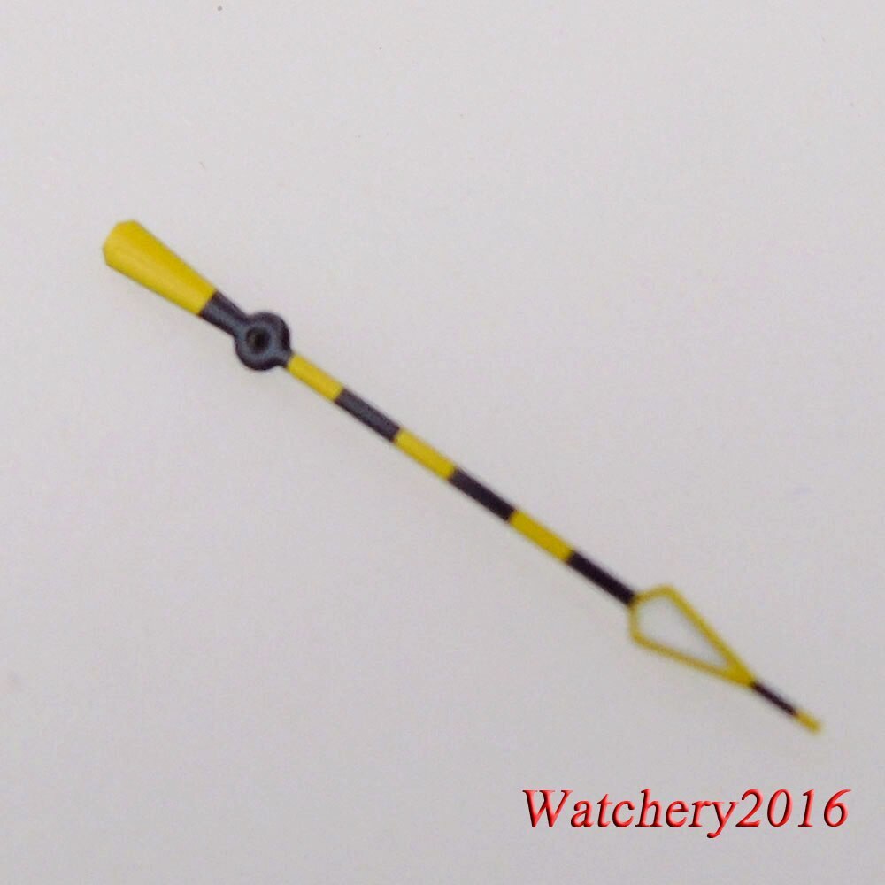 14.5mm Yellow Red Black Watch Second Hand fit NH35 NH36 7s35 7s26 4r35 7009 6309
