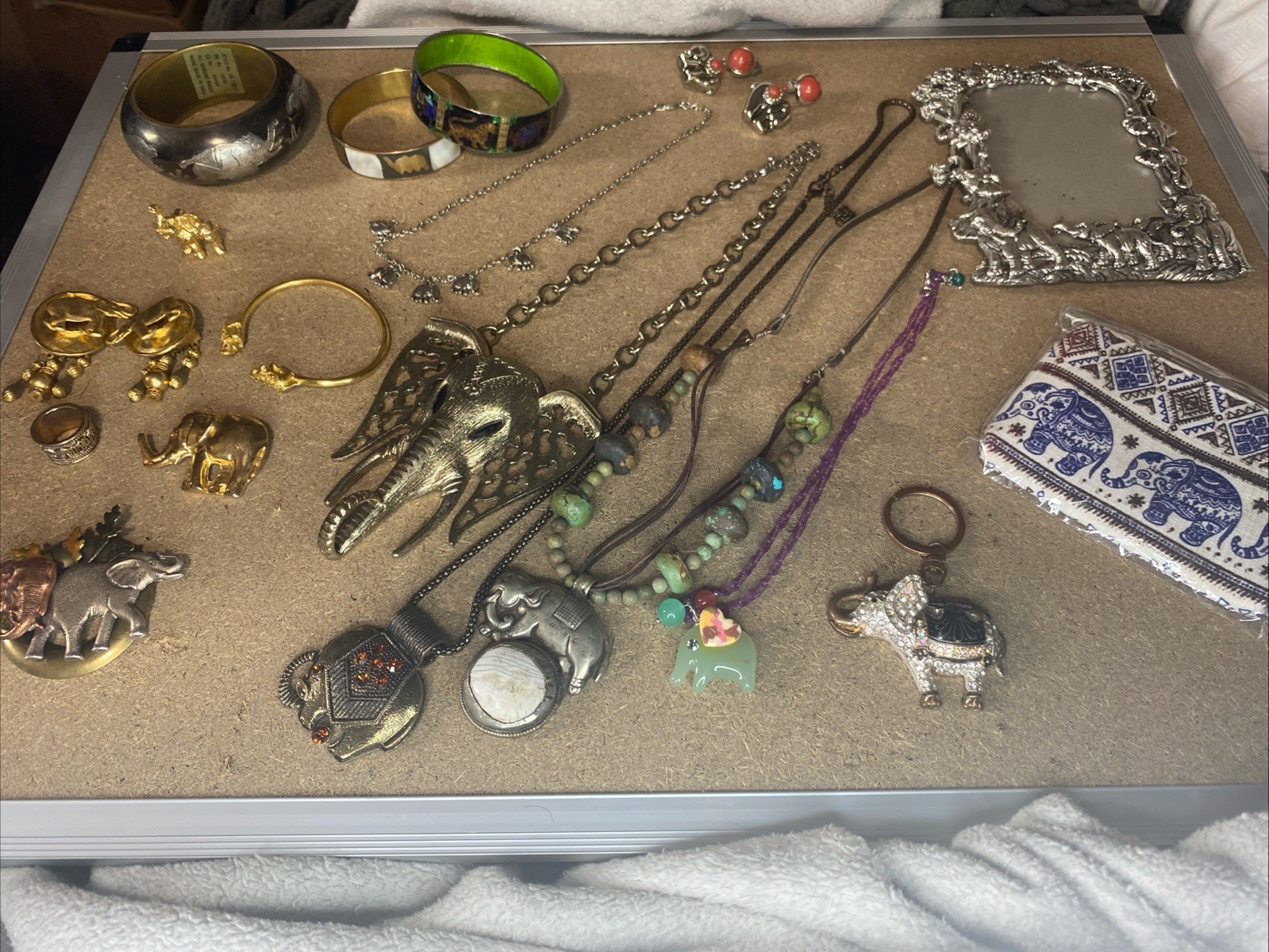 Elephant jewelry and accessories native SW Look Jewelry Lot