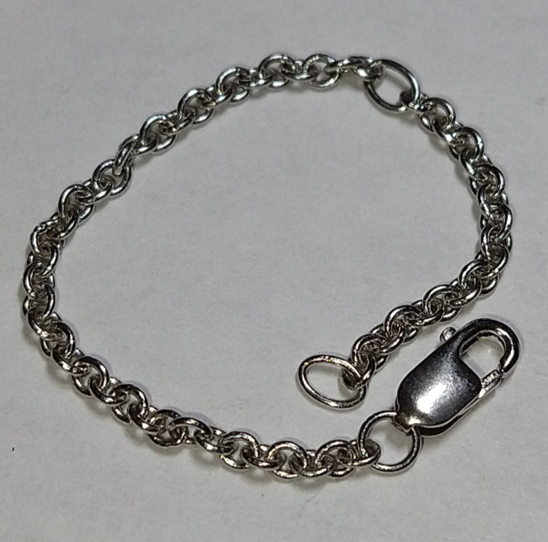 Solid platinum adjustable extender chain 2.25 and 3.25 inches 1.48 grams – pt950