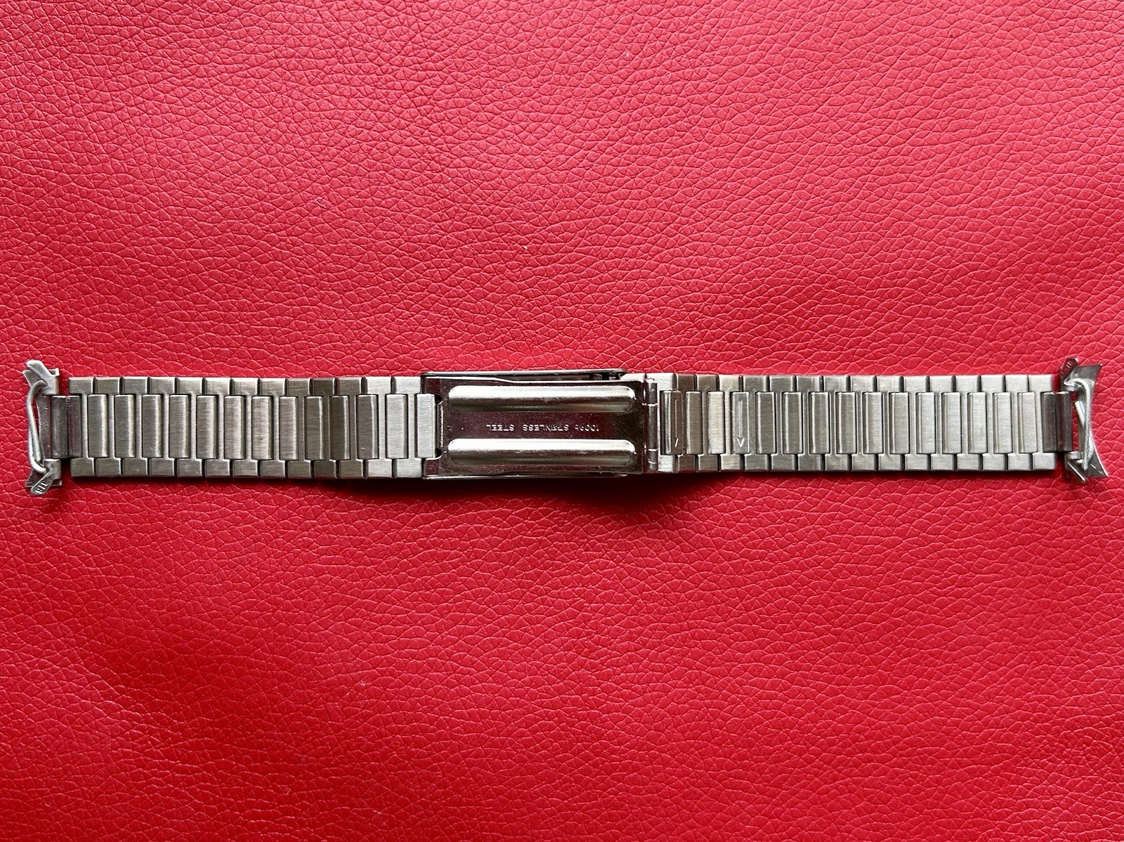 Original NOS Vintage 19mm Fortis Watch Bracelet Band Fits Up To 8” Wrist