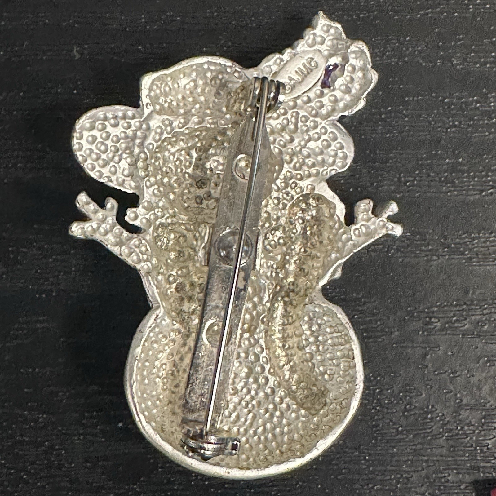 Red Hat Society One AJMC Snowman Brooch One Lapel Pin