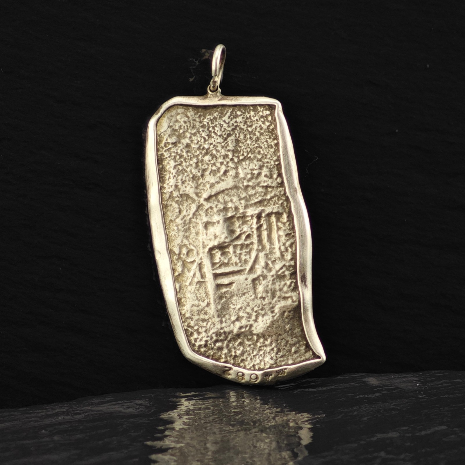 1700 Atocha Shipwreck Coin Pendant Sterling Silver