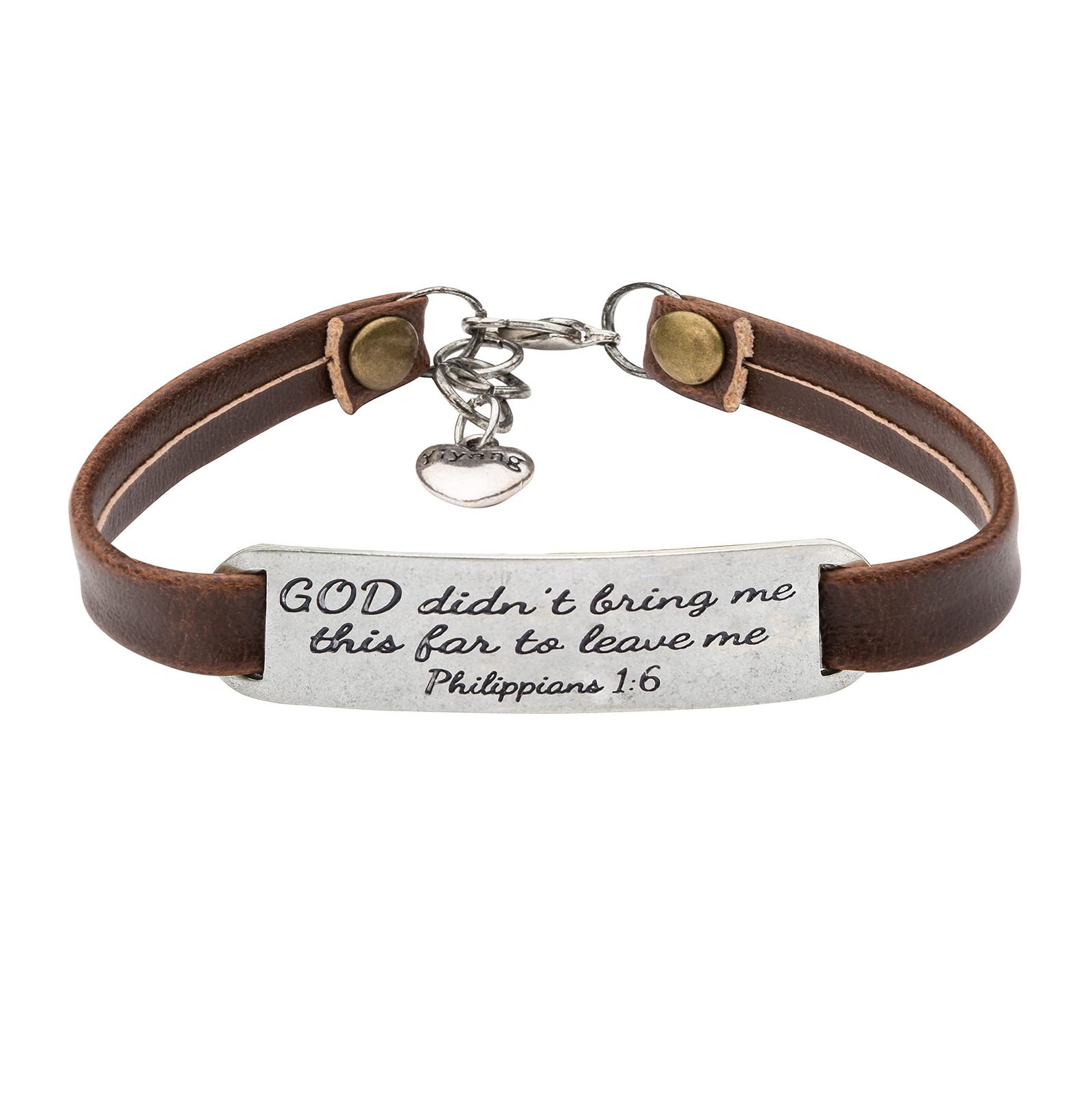 Christian Gifts for Women Engraved Ornament Jewelry Inspirational Vintage Stretc