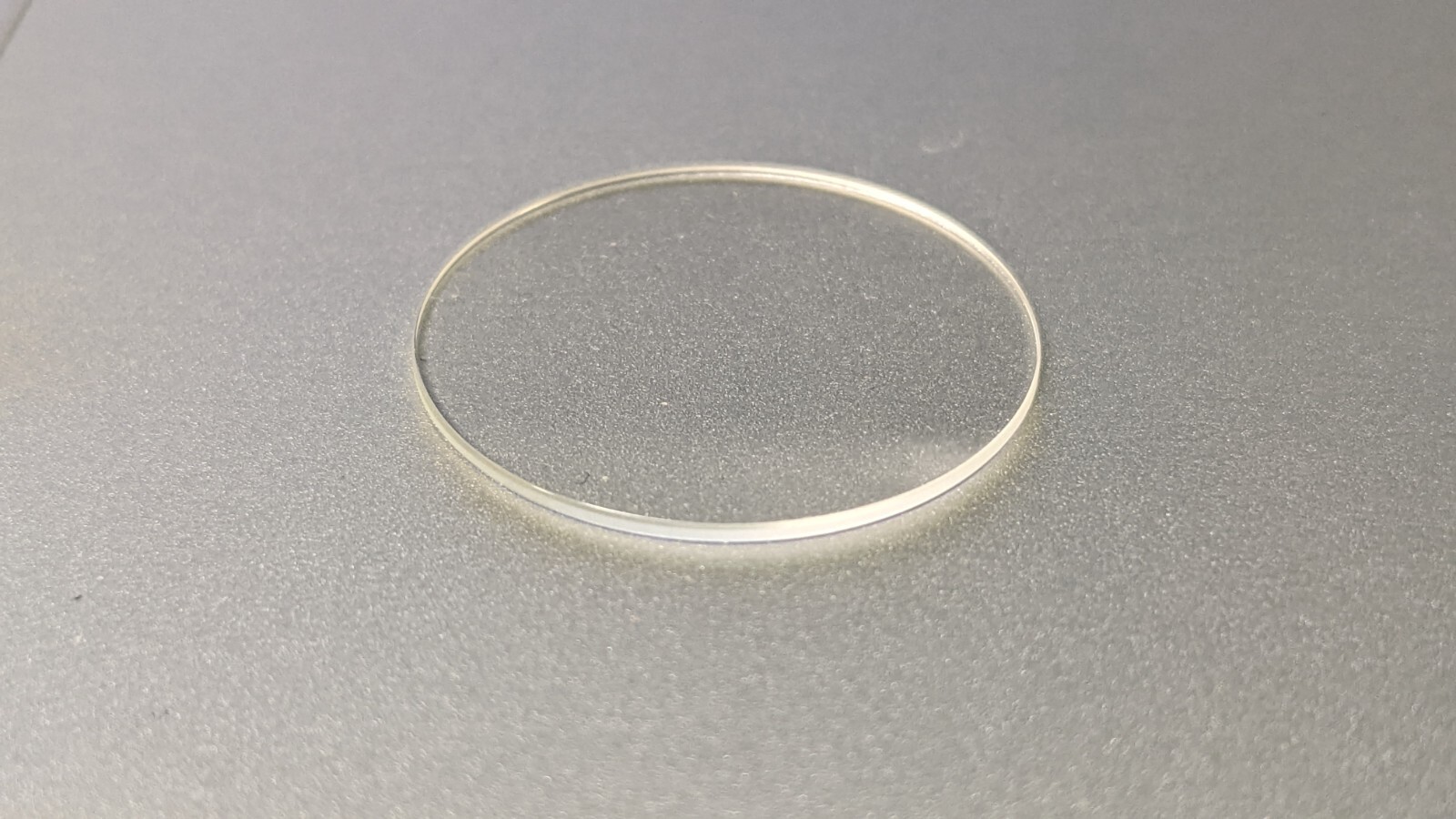 Genuine Movado Crystal mineral approx 24.4mm FLAT glass x 0.85mm thick new genui