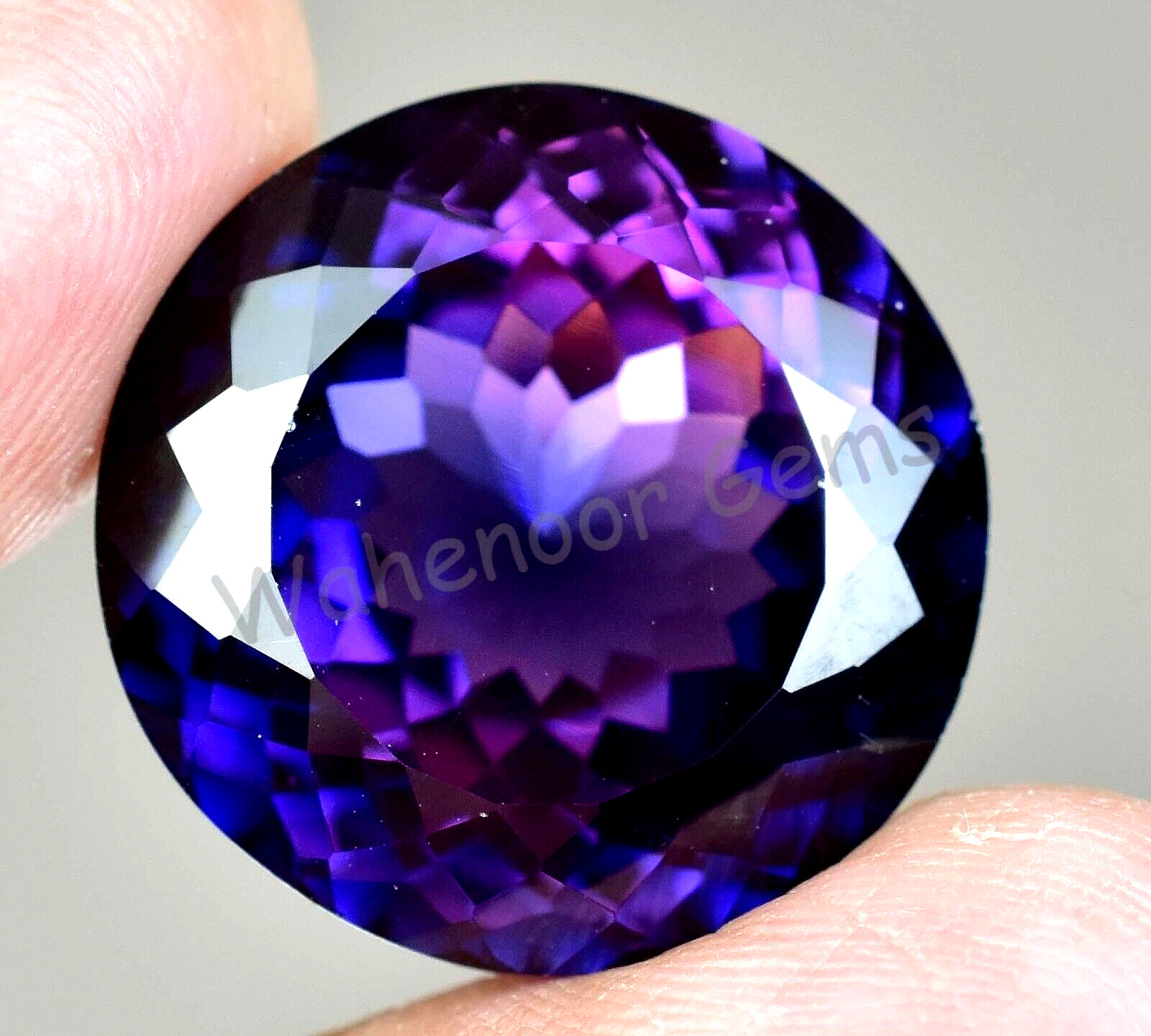 Natural 40.25 Ct Boysenberry Sapphire AGL Certified Fabulous Loose Gemstone