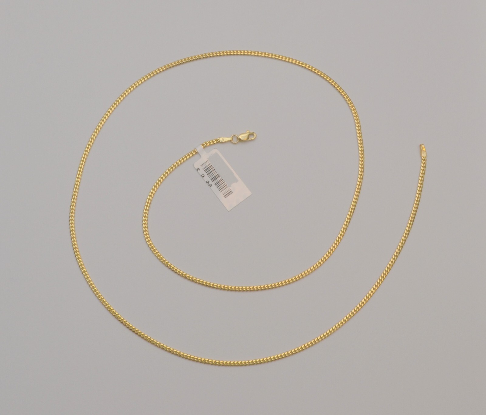 10K Solid Yellow Gold Miami Cuban Chain Link Necklace 22 Inches 7.1 gr