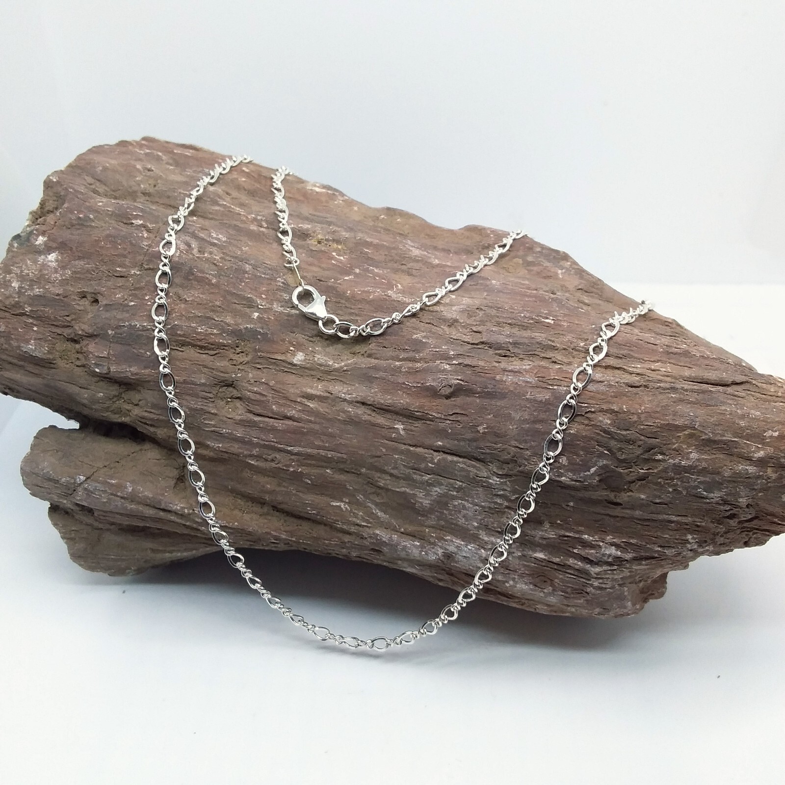 sterling silver, 6 to 40 inches, figure 8 chain, necklace, anklet,bracelet,#1996