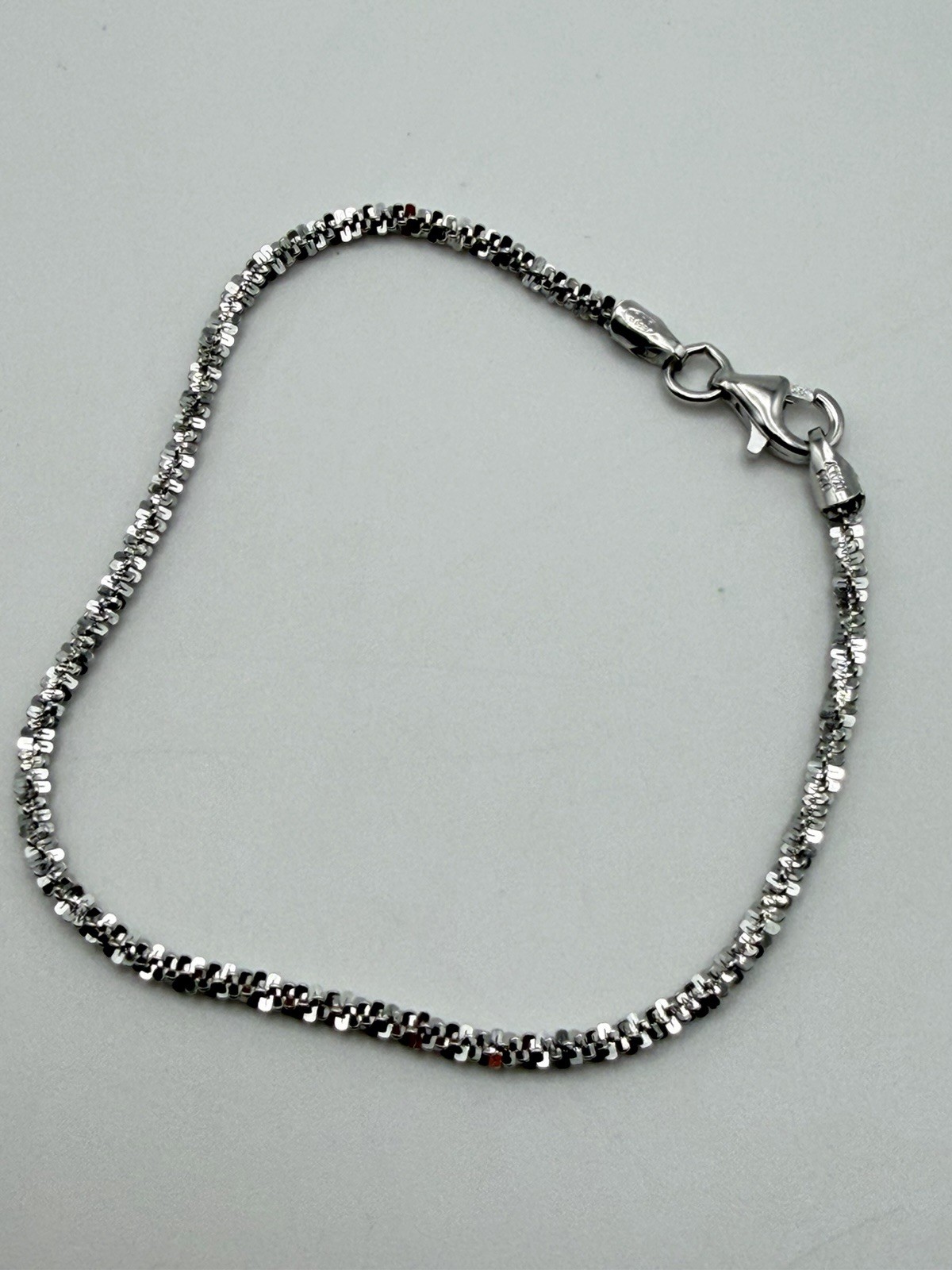 925 Sterling Silver Bracelet Size 6.25 In, 2.15g