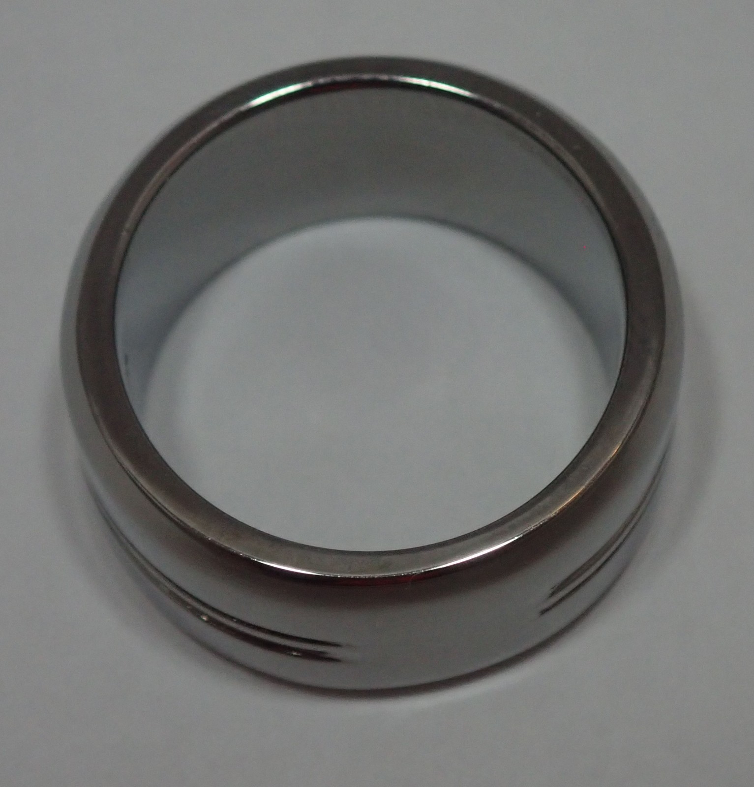 LINKS OF LONDON 925 STERLING SILVER 2012 UNION JACK RUTHENIUM RING R SZ 8