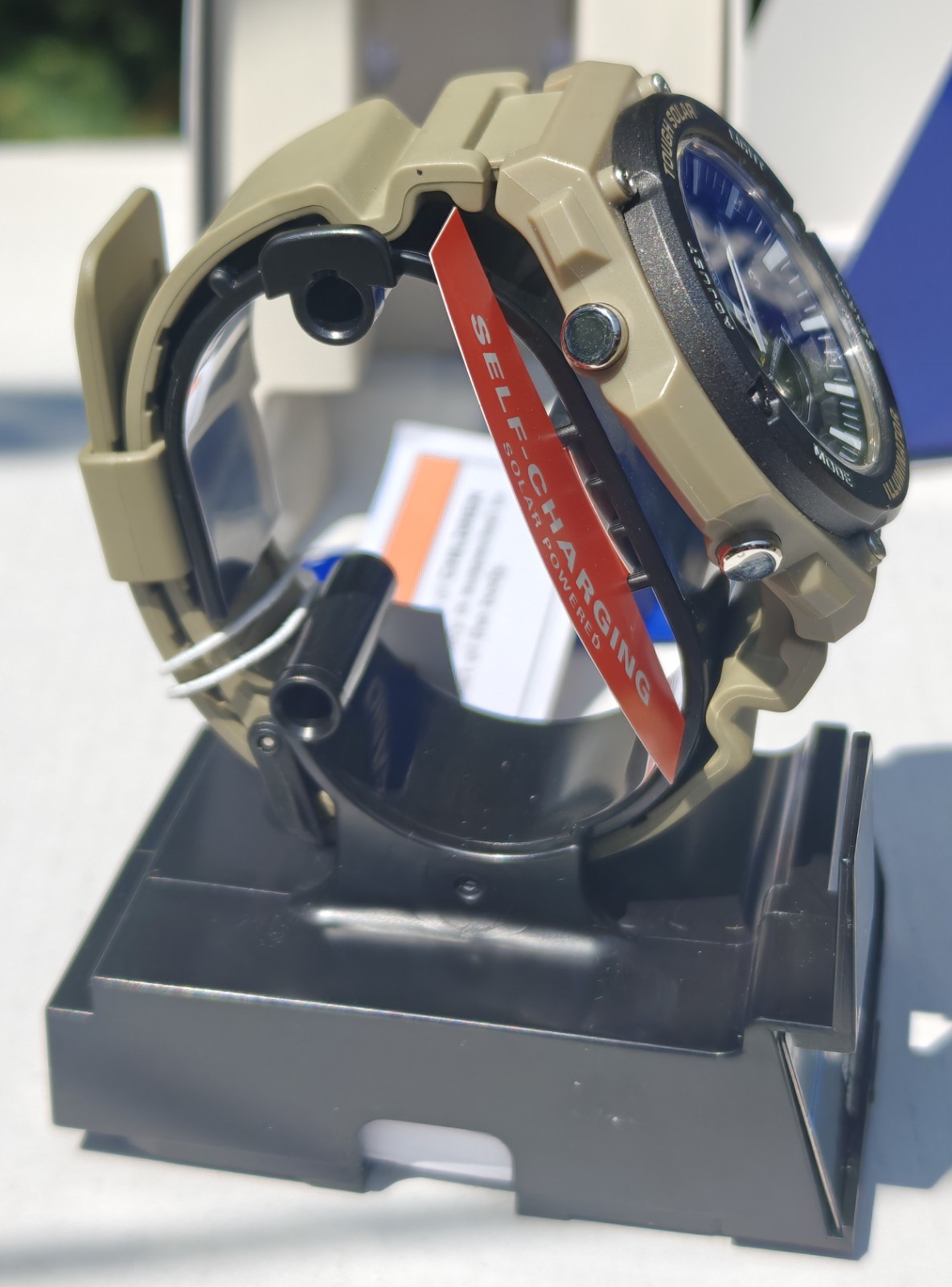 N.I.B. Casio Tough Solar Men’s Analog-Digital Sport Watch AQS820W-5AV FREE SHIP