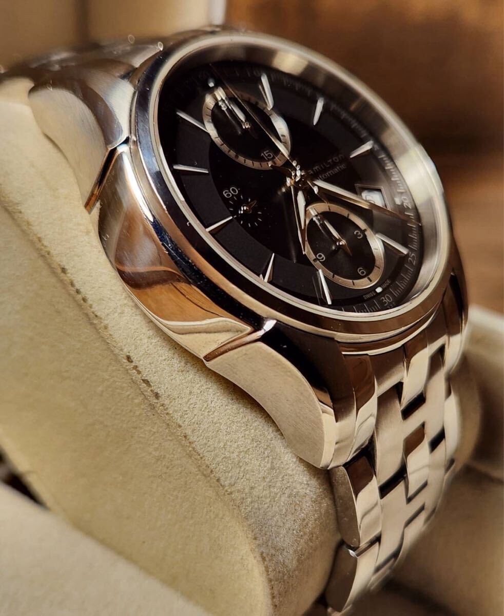 [B1P] Hamilton Jazzmaster Auto Chrono Automatic Khaki Mens Watch [t9n]