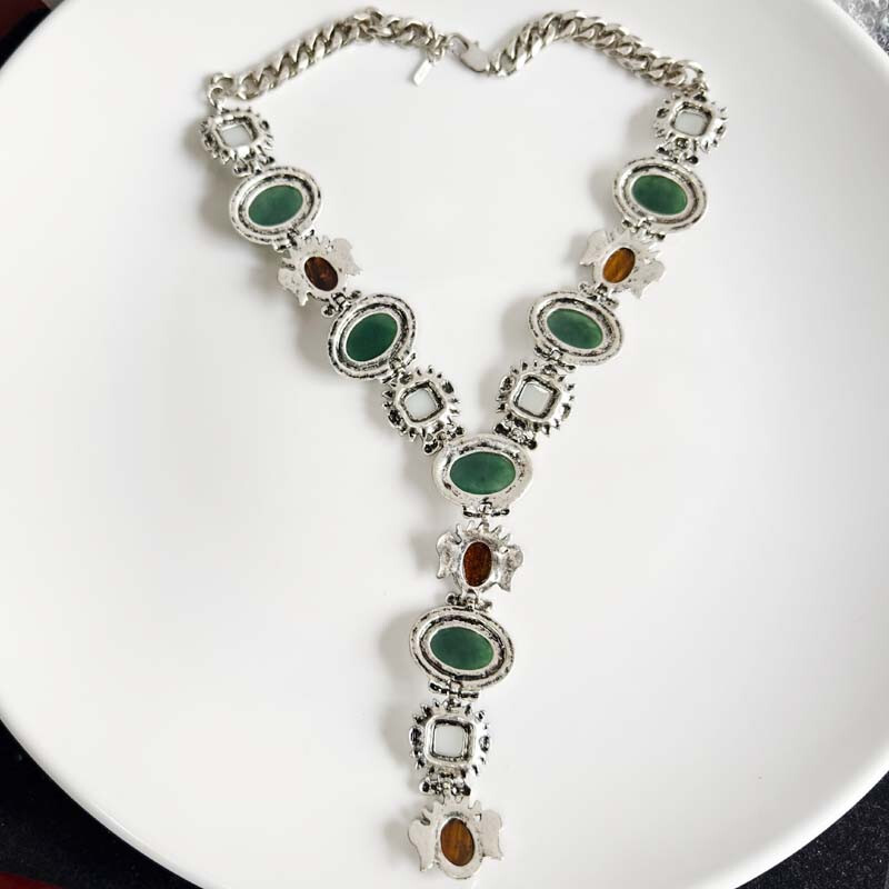 20″ New Zara Boho Pendant Statement Necklace Retro Women Party Vacation Jewelry