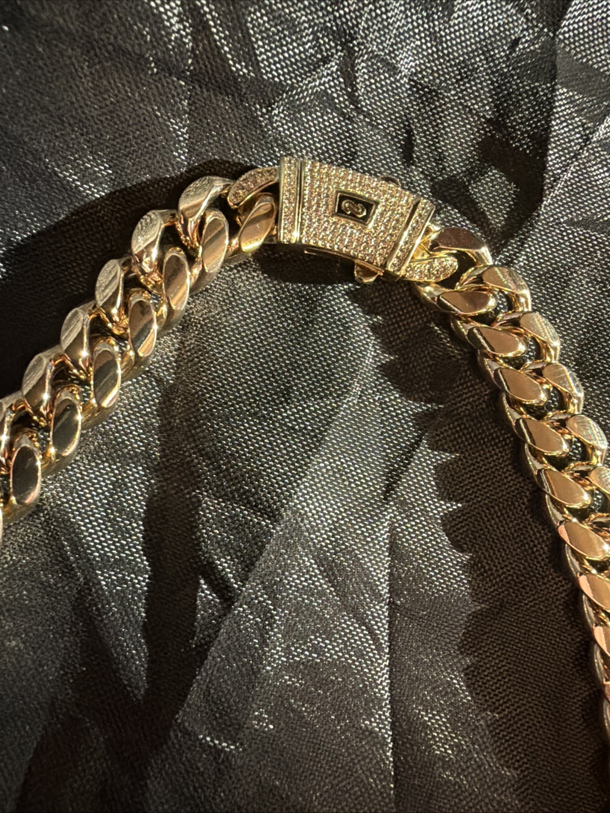 monaco 13mm 14k gold Ion Necklace 24”