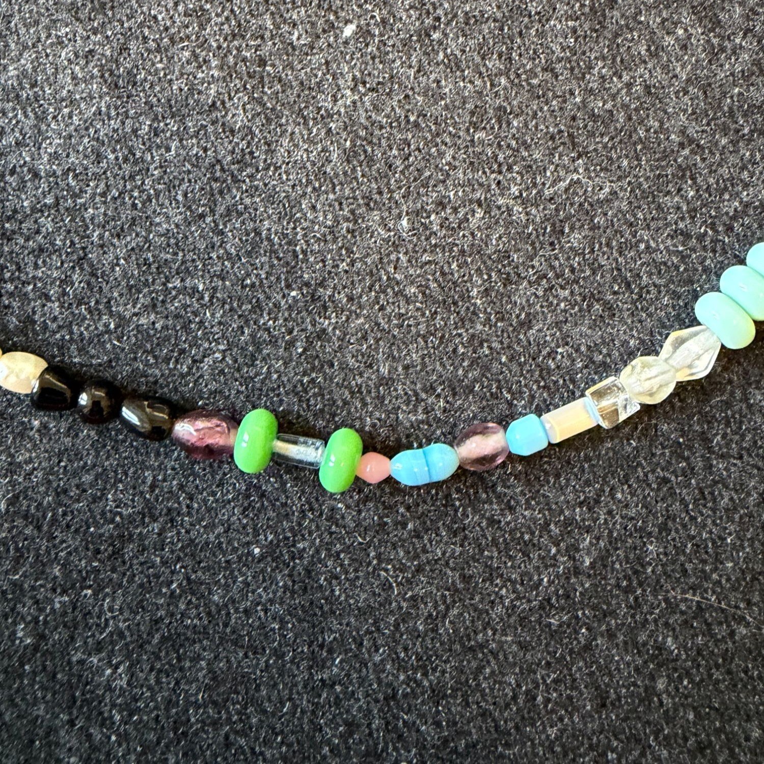 Handmade Multicolor Mixed Bead Necklace