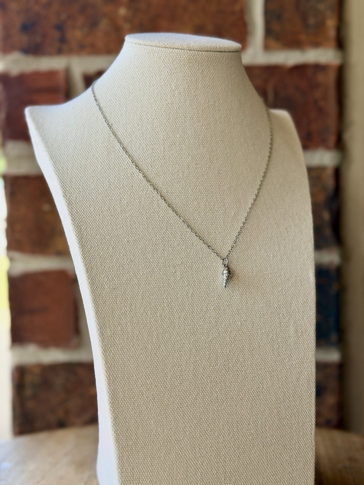 Ice Cream Cone Necklace