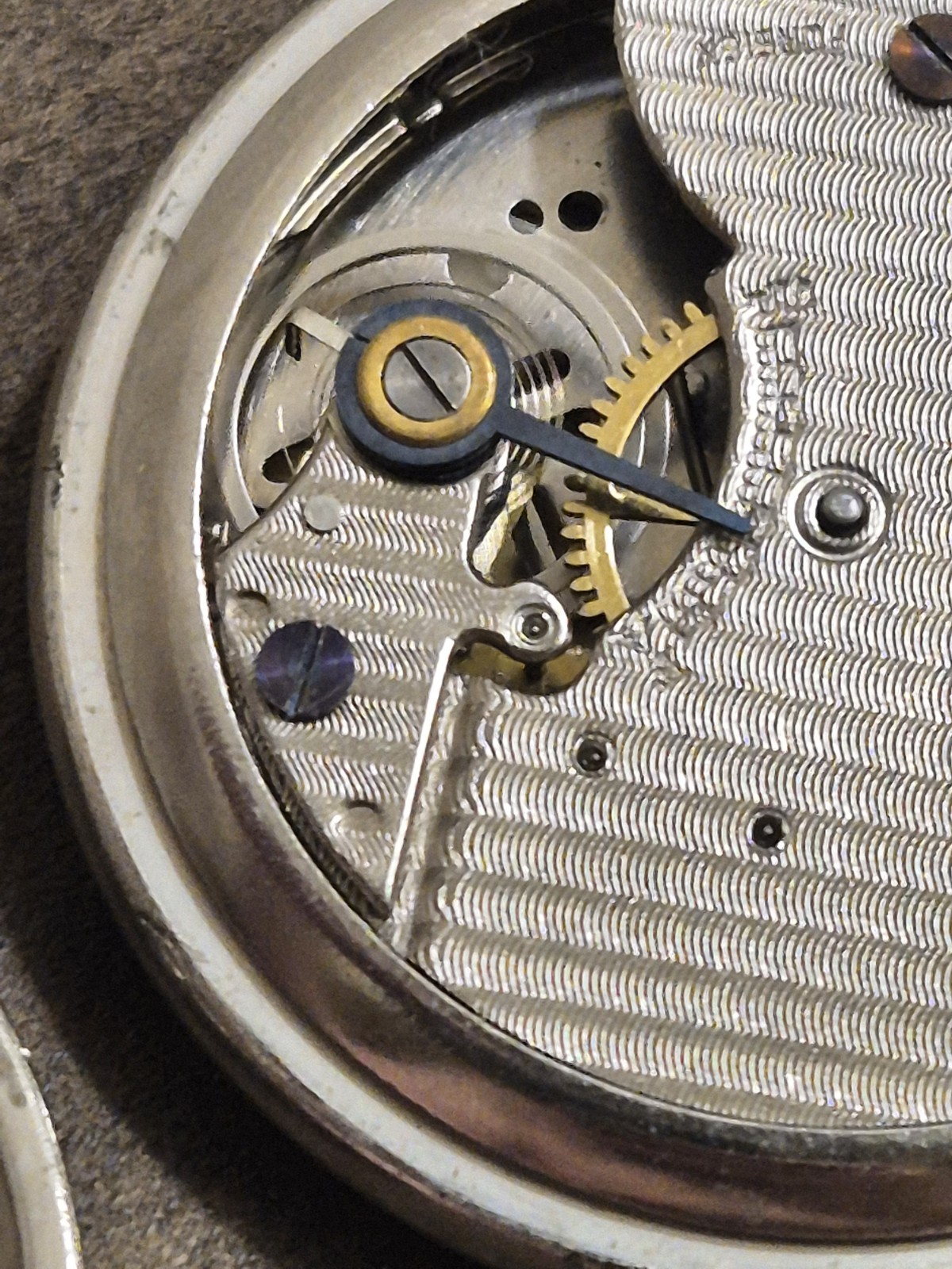 Vintage Ingersoll LTD of London Bearded Mickey Mouse Pocket Watch 50 mm Working
