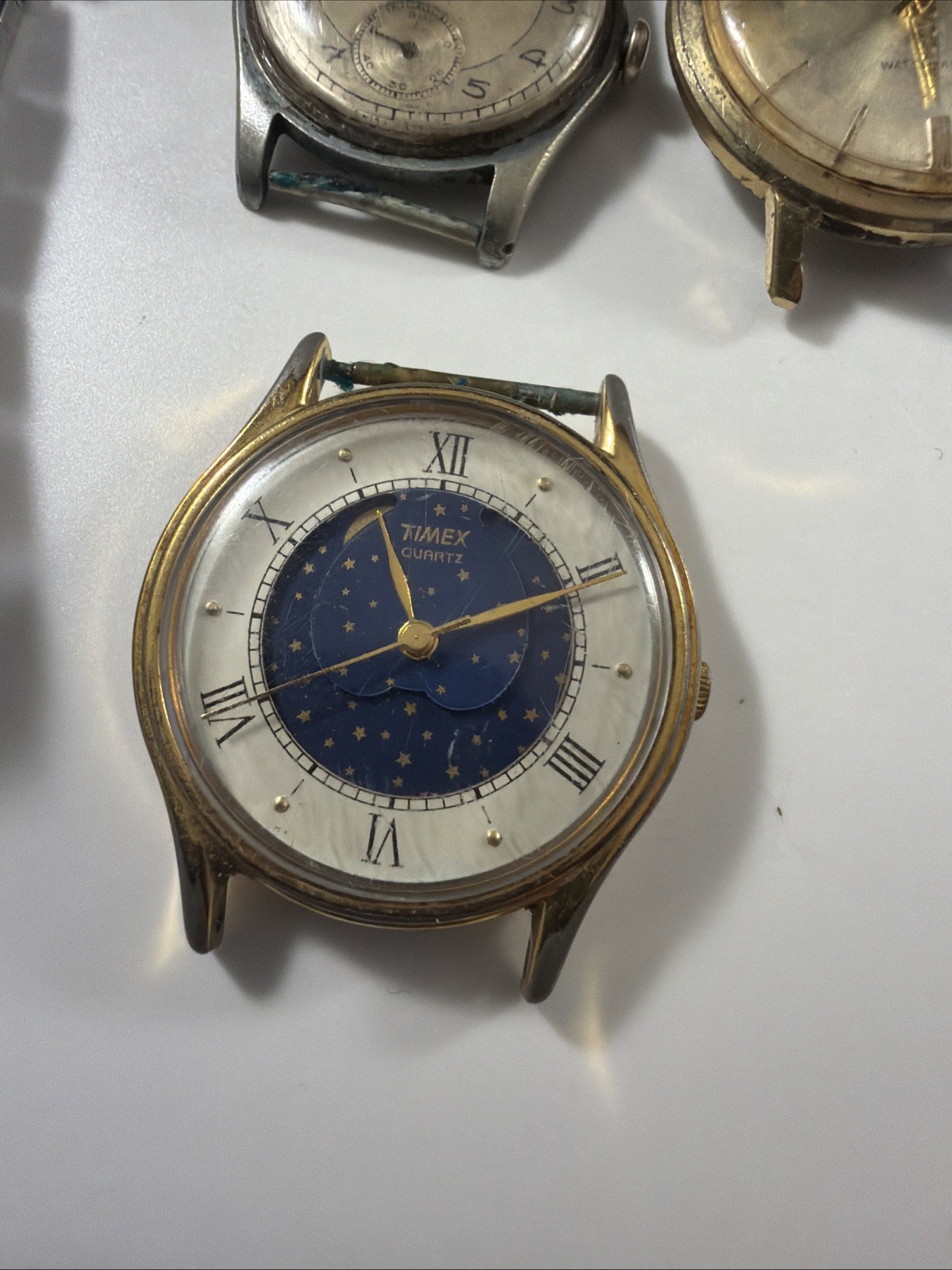Lot Of 18 Vintage Watch Mechanical And Quartz Men’s Recta Contex Bulova Elgin ++