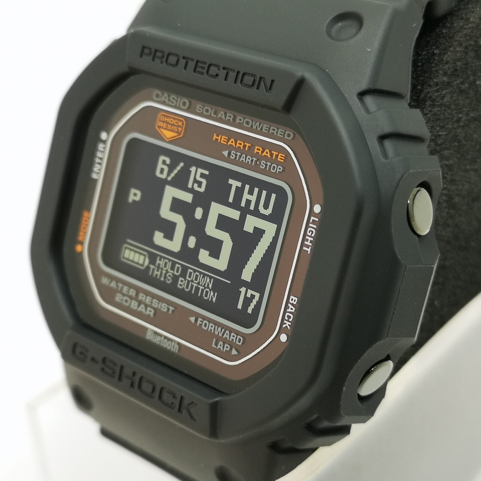 CASIO G-SHOCK DW-H5600-1JR Black G-SQUAD Sport Digital Men’s Watch New in Box